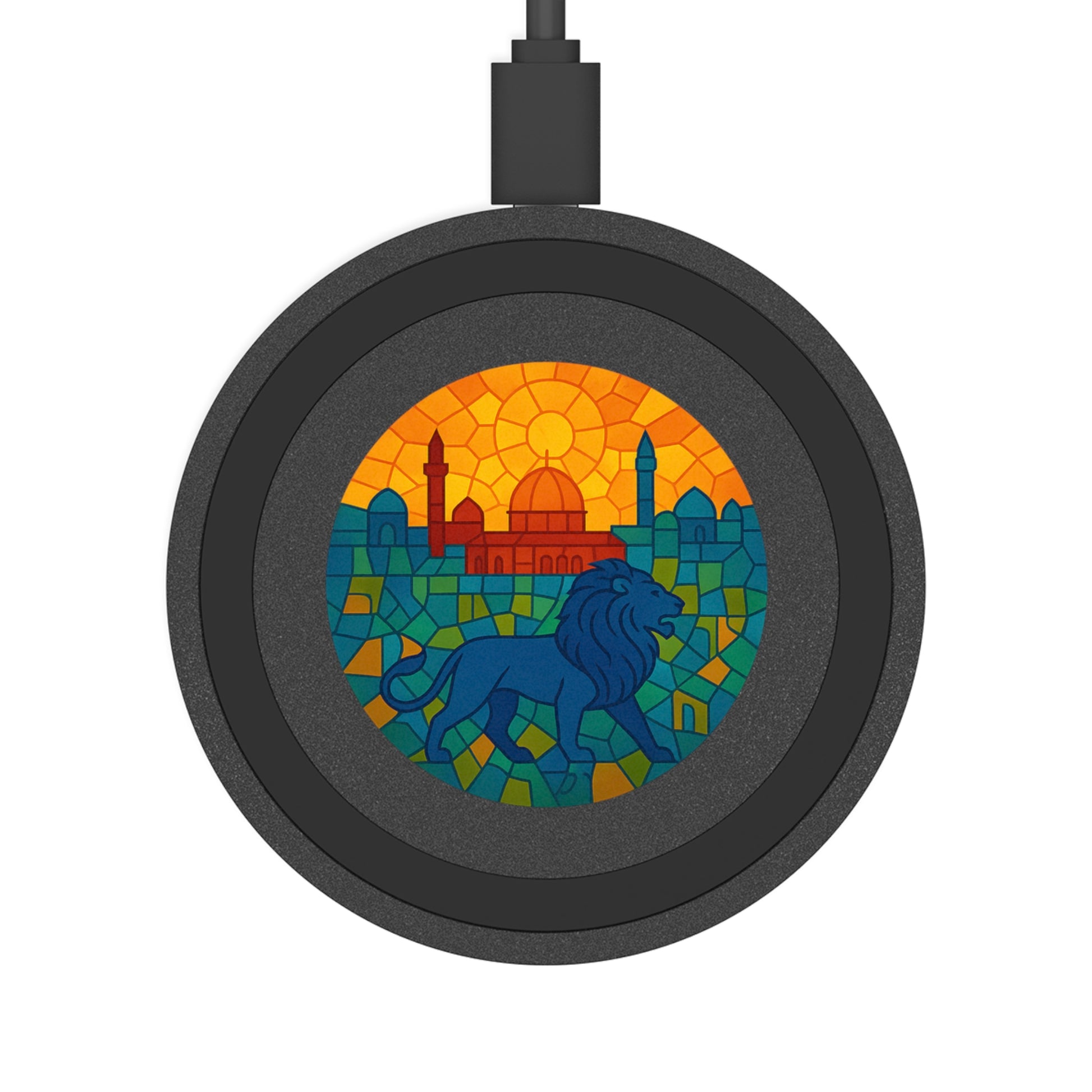 Guardian Of The City Quake Wireless Charging Pad - American Zionist