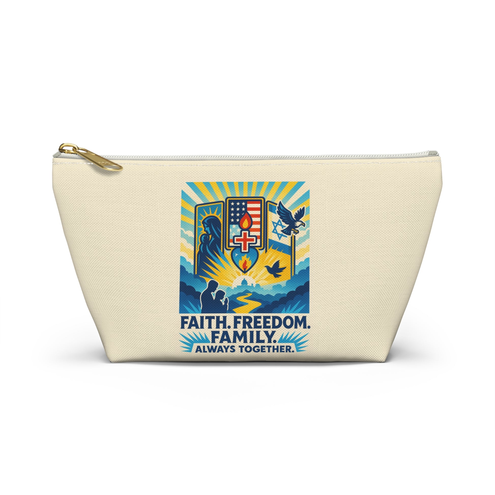 Faith Freedom Family Accessory Pouch - American Zionist