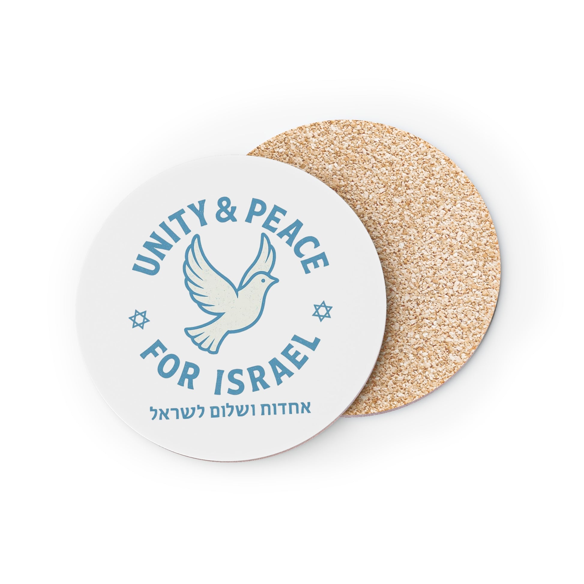 Unity Peace For Israel Coasters - American Zionist