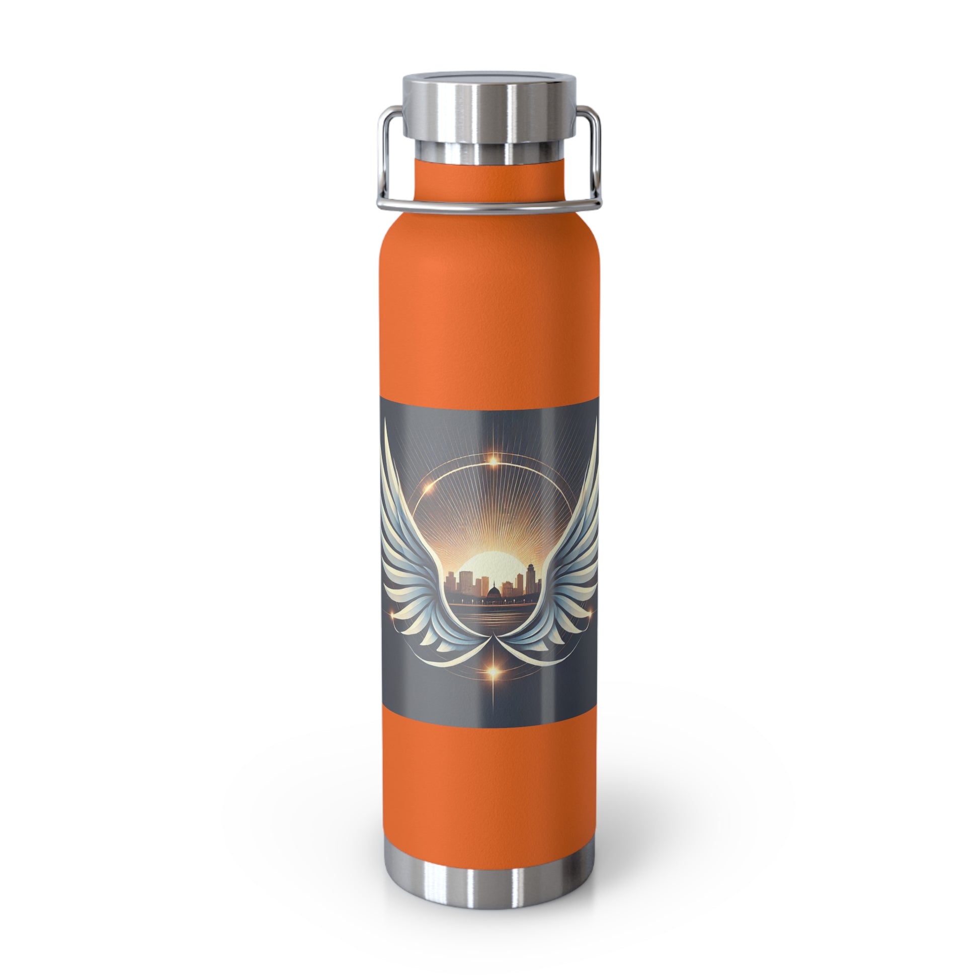 Sunset Wings Copper Vacuum Insulated Bottle, 22oz - American Zionist