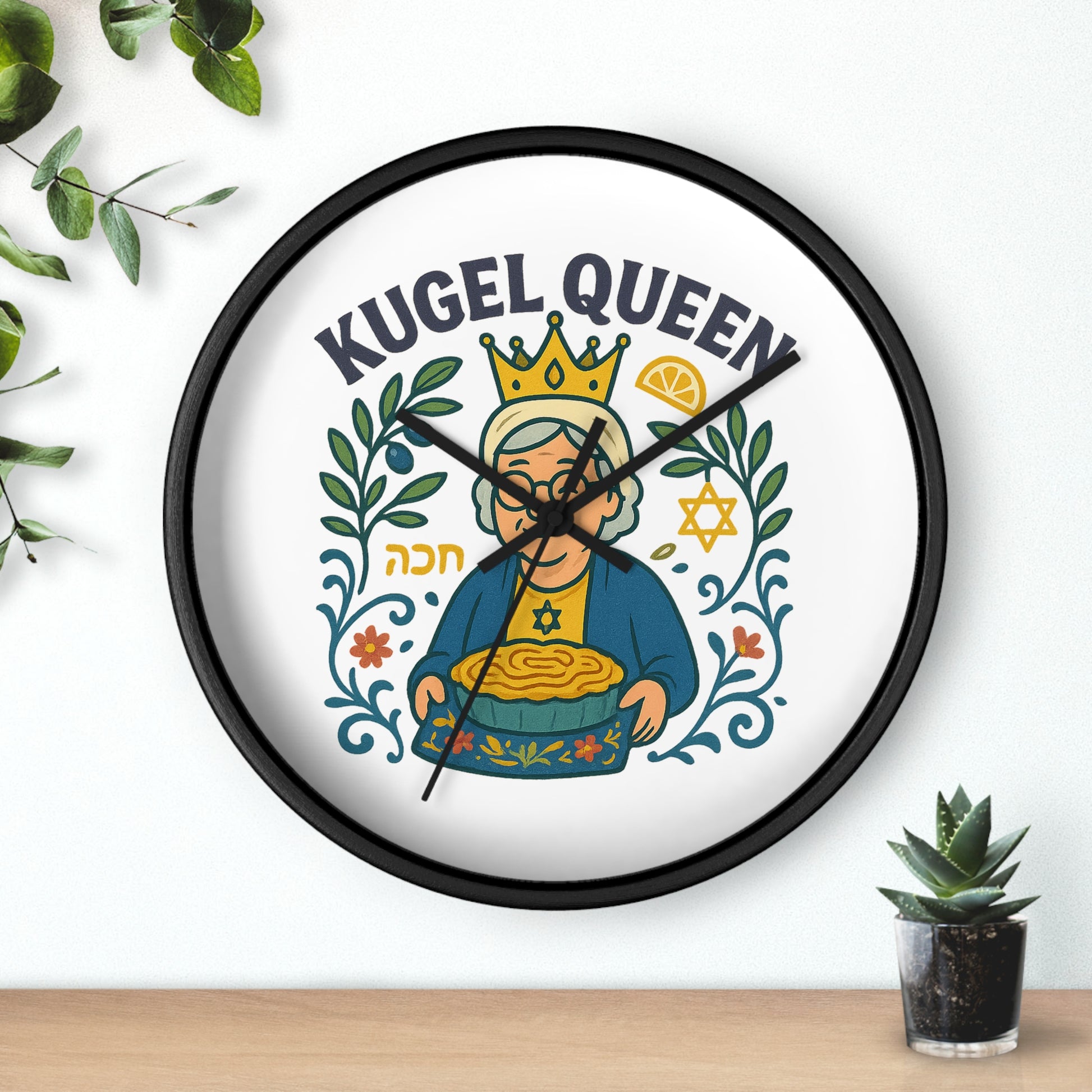 Kugel Queen Wall Clock - American Zionist