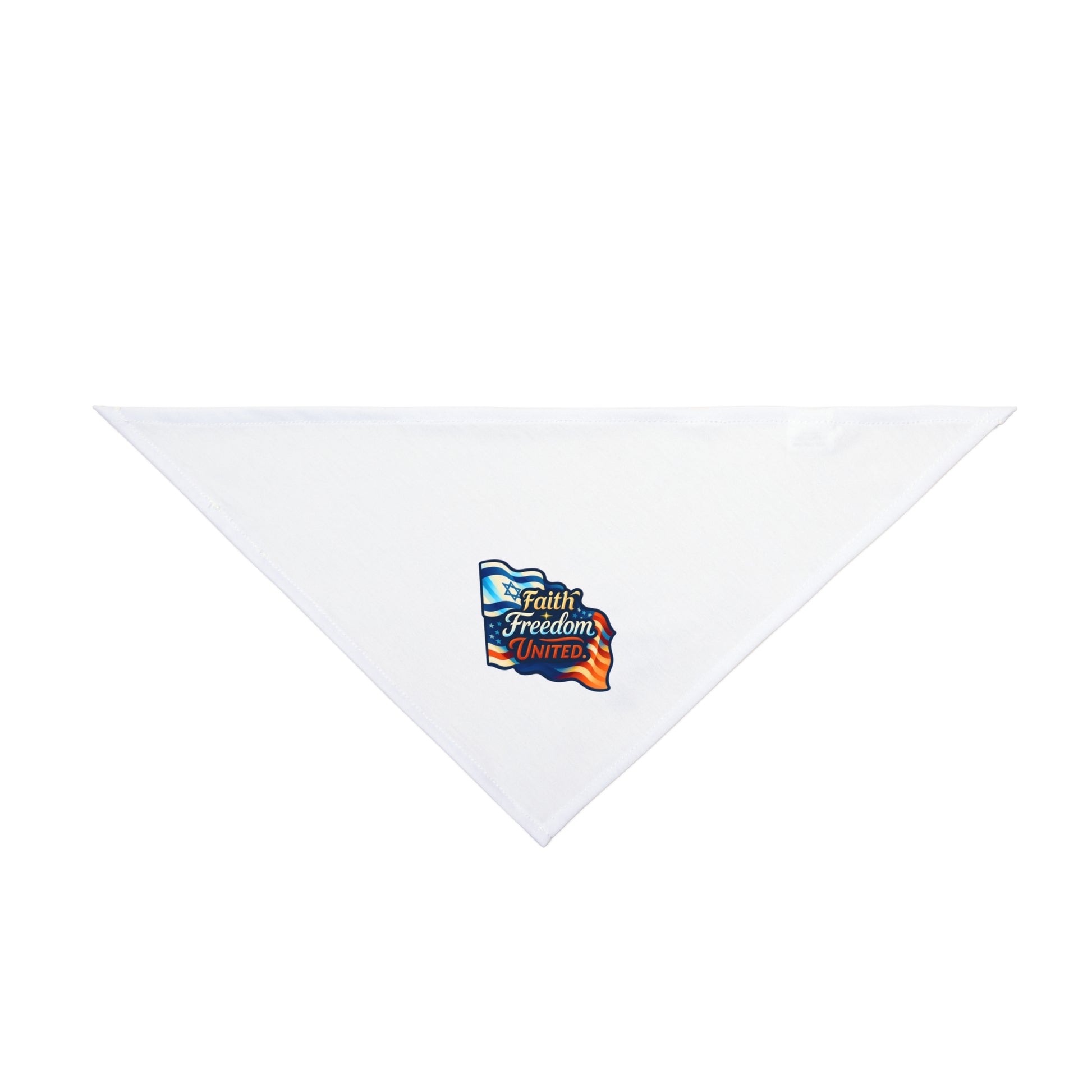 Faith Freedom United Pet Bandana - American Zionist