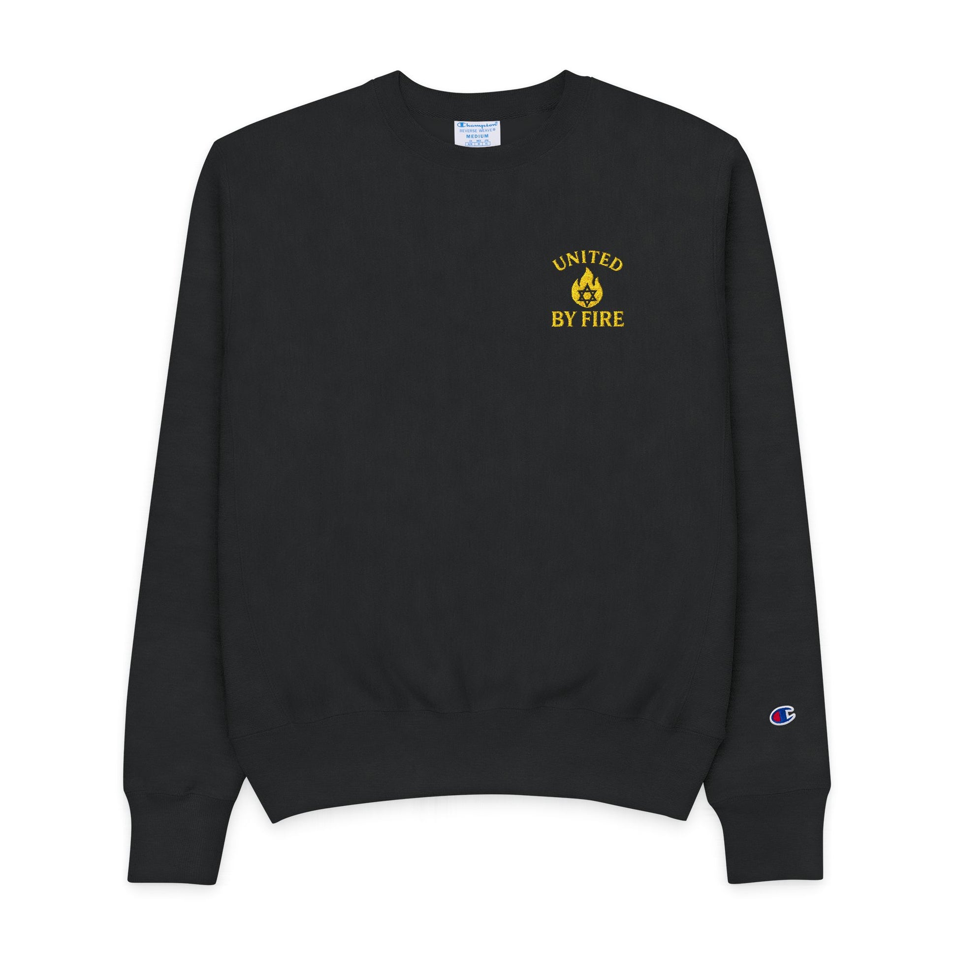 United by Fire Men's Champion Crewneck Sweatshirt - American Zionist
