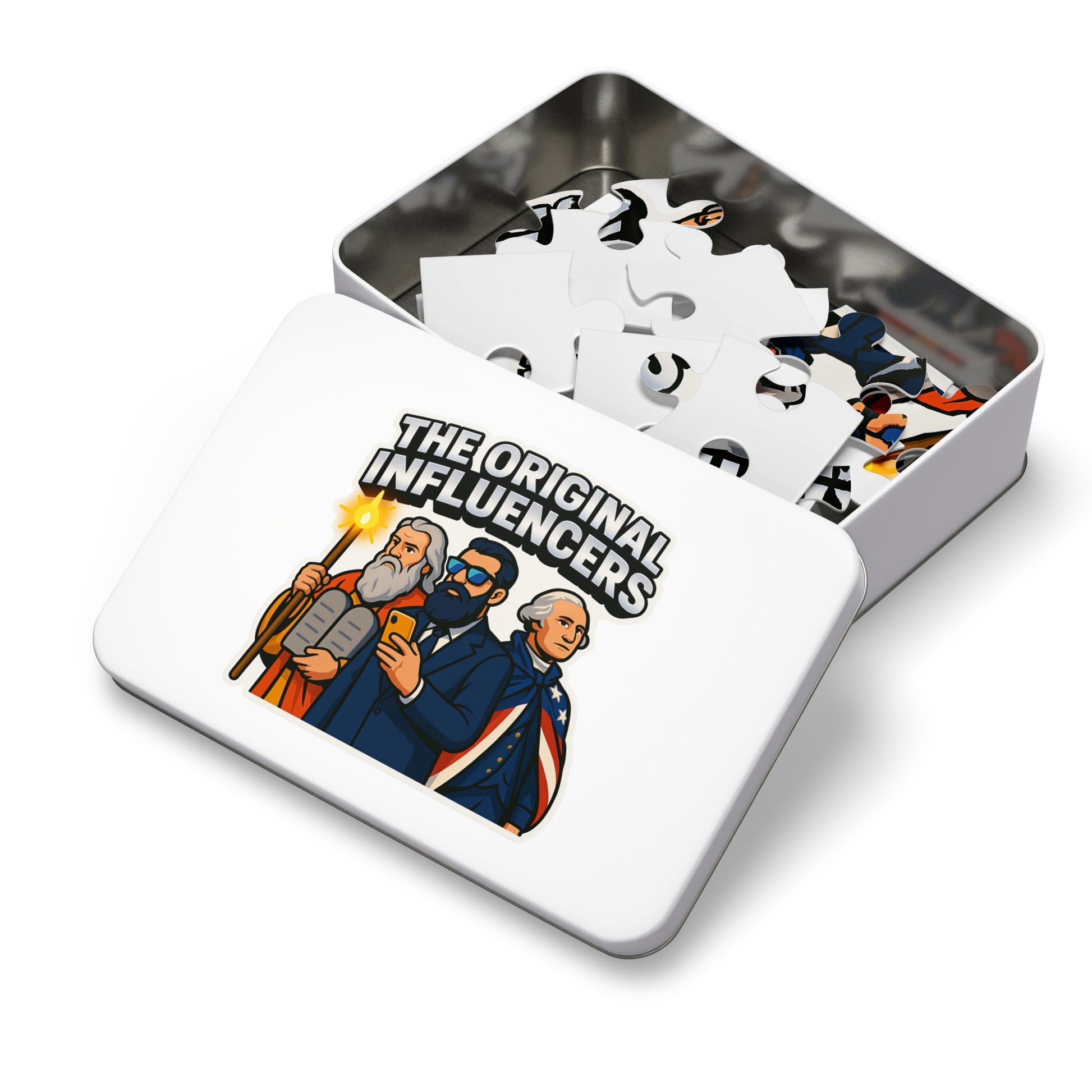 Original Influencers Jigsaw Puzzle with Tin - American Zionist