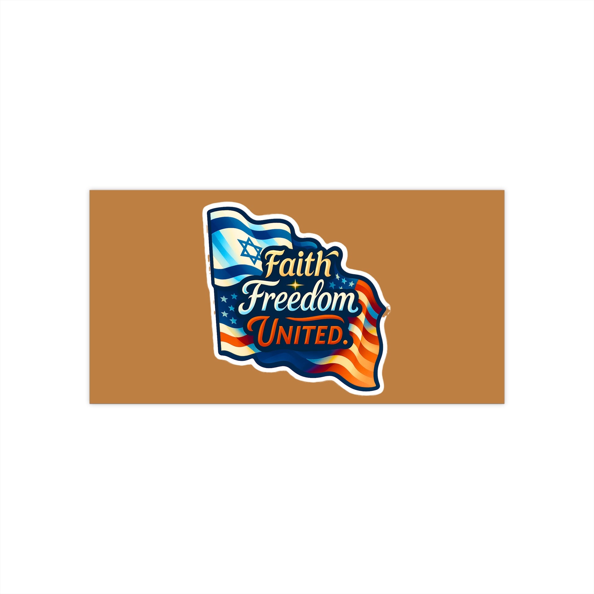 Faith Freedom United Bumper Stickers - American Zionist