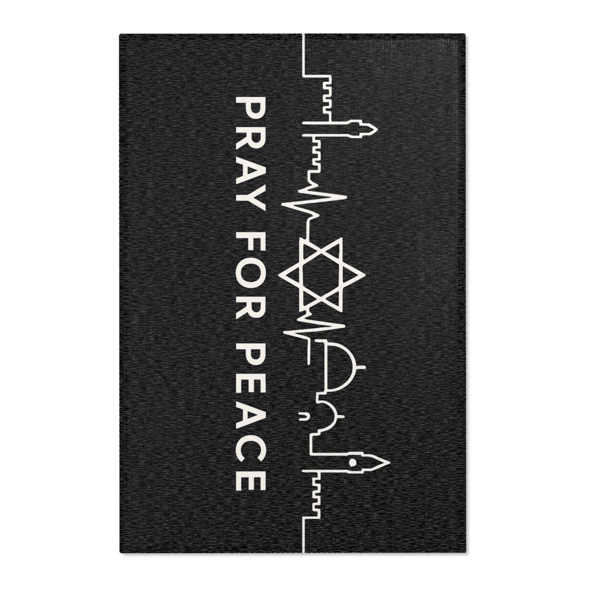 Pray For Peace Area Rugs - American Zionist