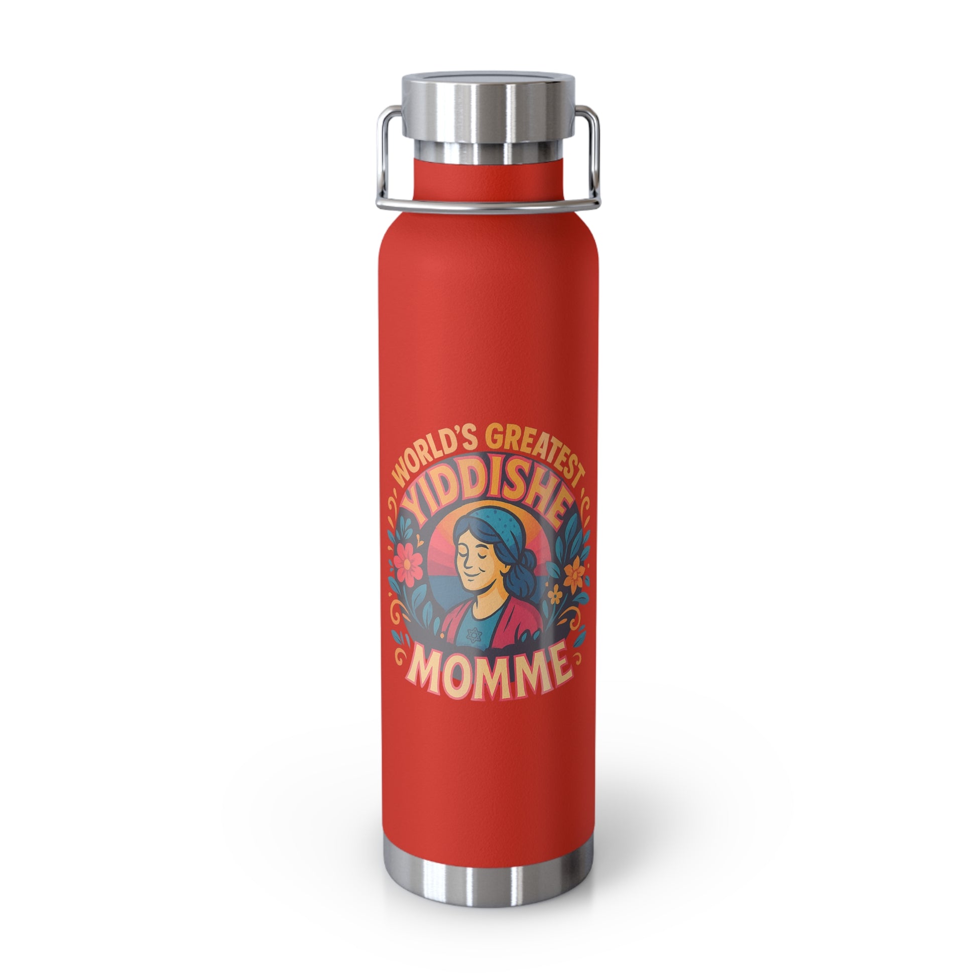 Yiddishe Momme Copper Vacuum Insulated Bottle, 22oz - American Zionist