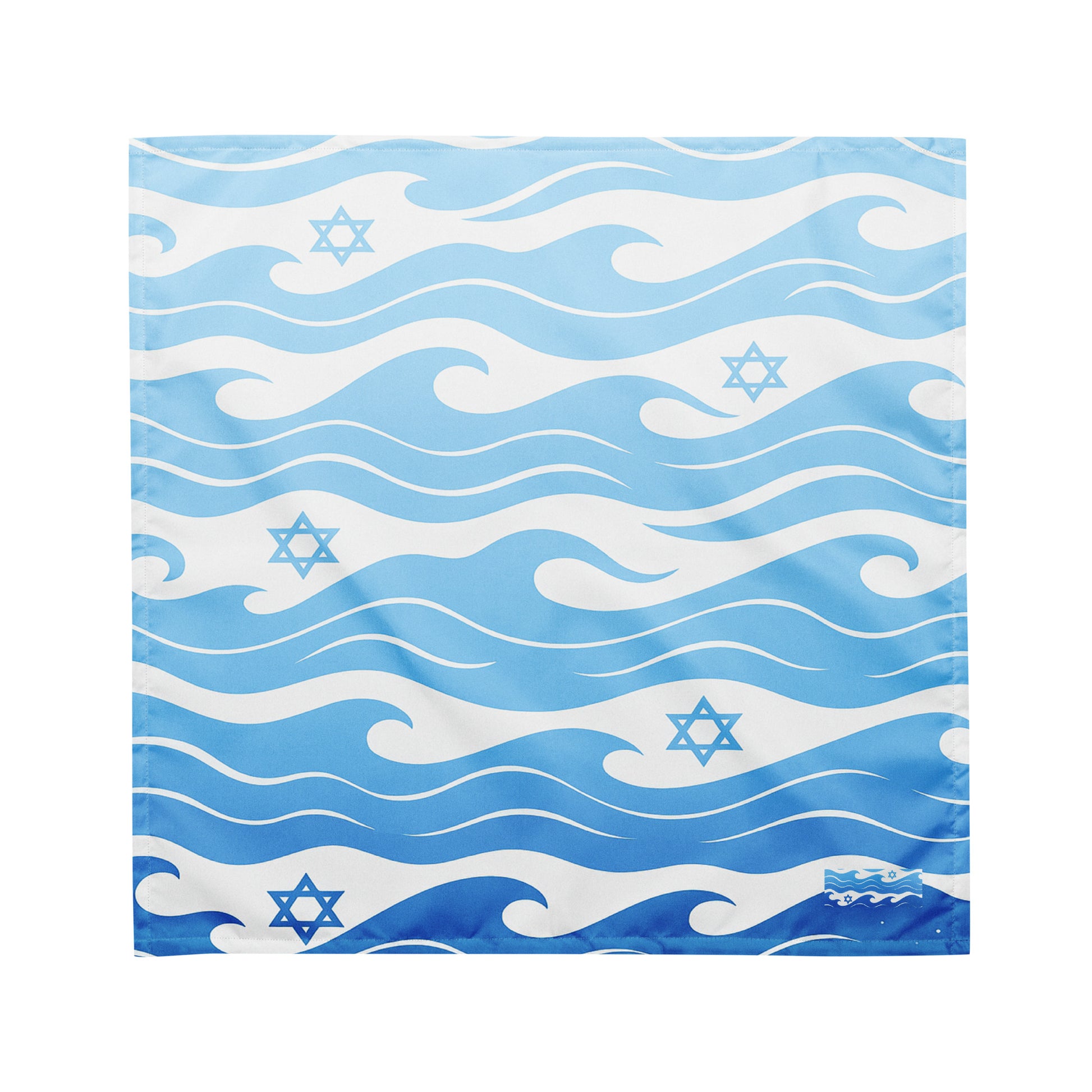 Waves of the Land All - Over Print Bandana - American Zionist