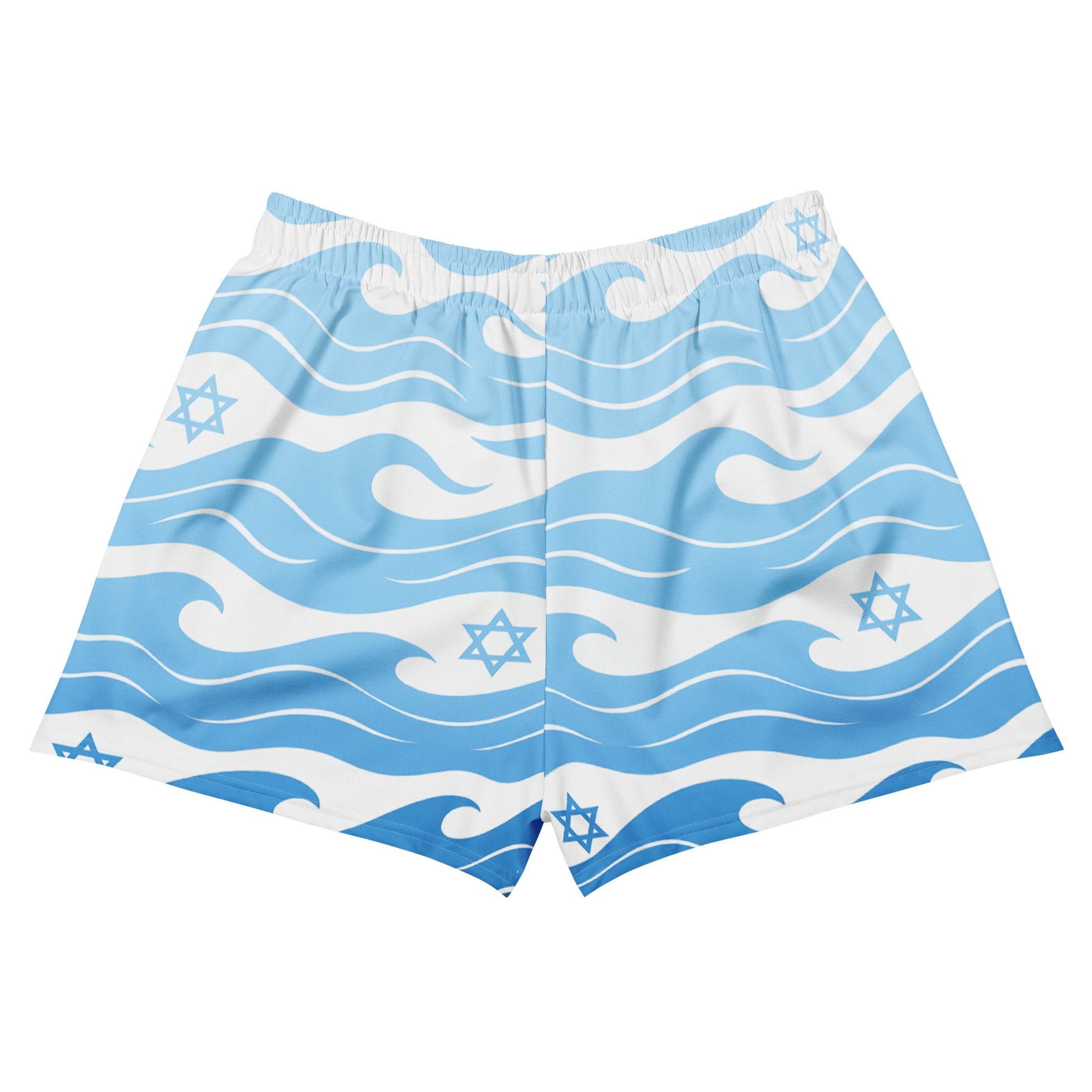 Waves of the Land All - Over Print Unisex Athletic Shorts - American Zionist