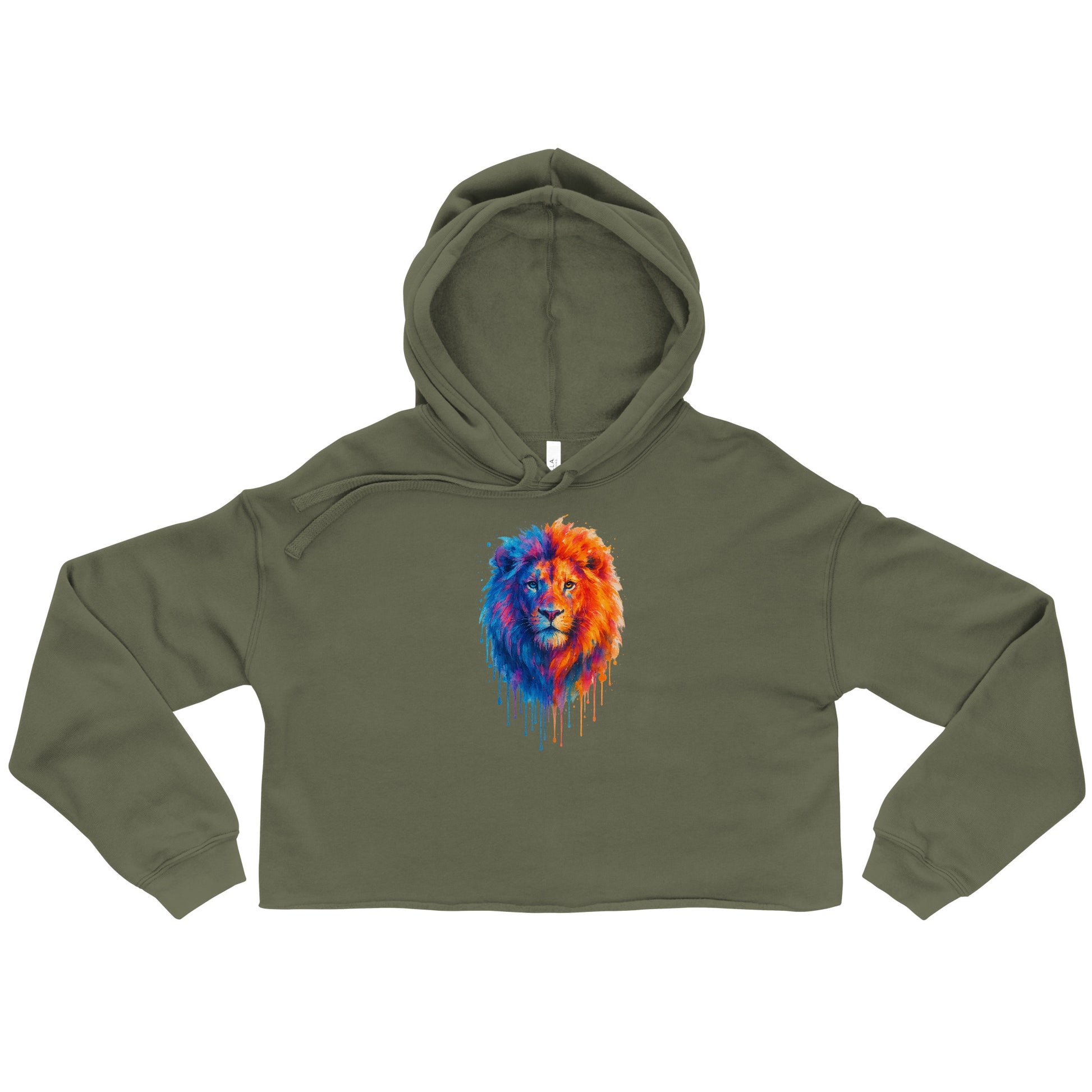 Judah Unleashed Women's Cropped Hoodie - American Zionist