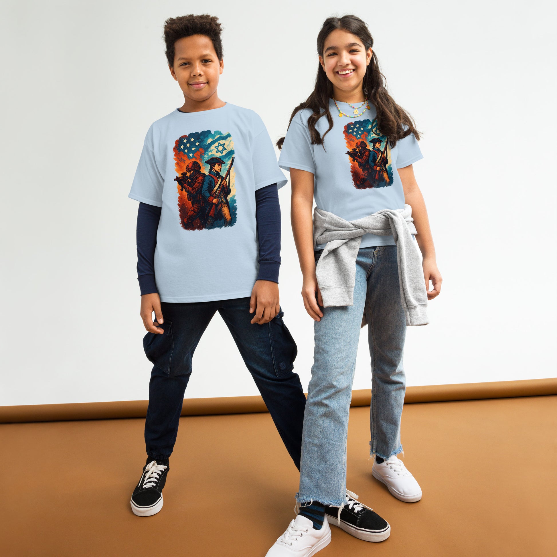 Defenders Across Generations Youth Classic Tee - American Zionist