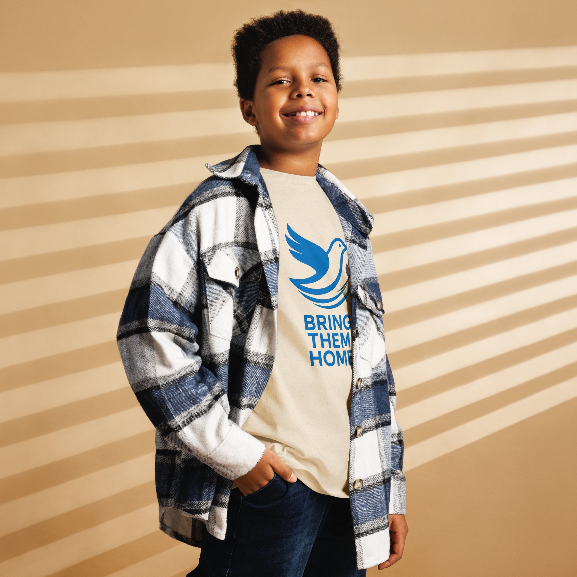 Dove Bring Them Home Youth Classic Tee - American Zionist