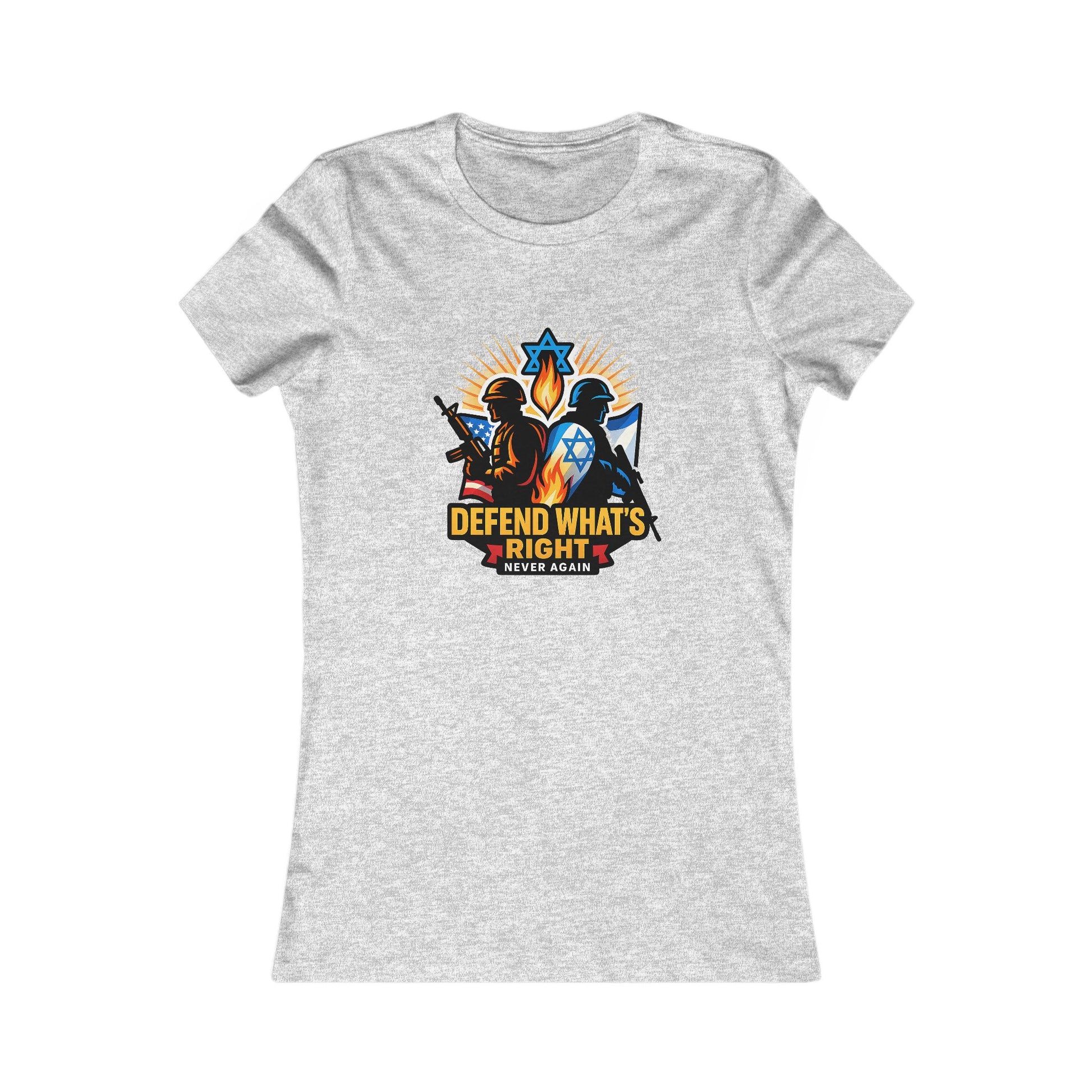 Defend Whats Right Women's Favorite Tee - American Zionist