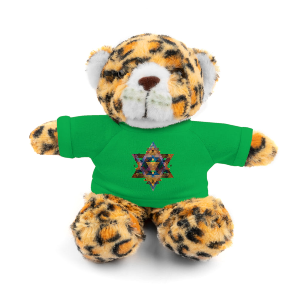 Star Of David Geometric Stuffed Animals with Tee - American Zionist