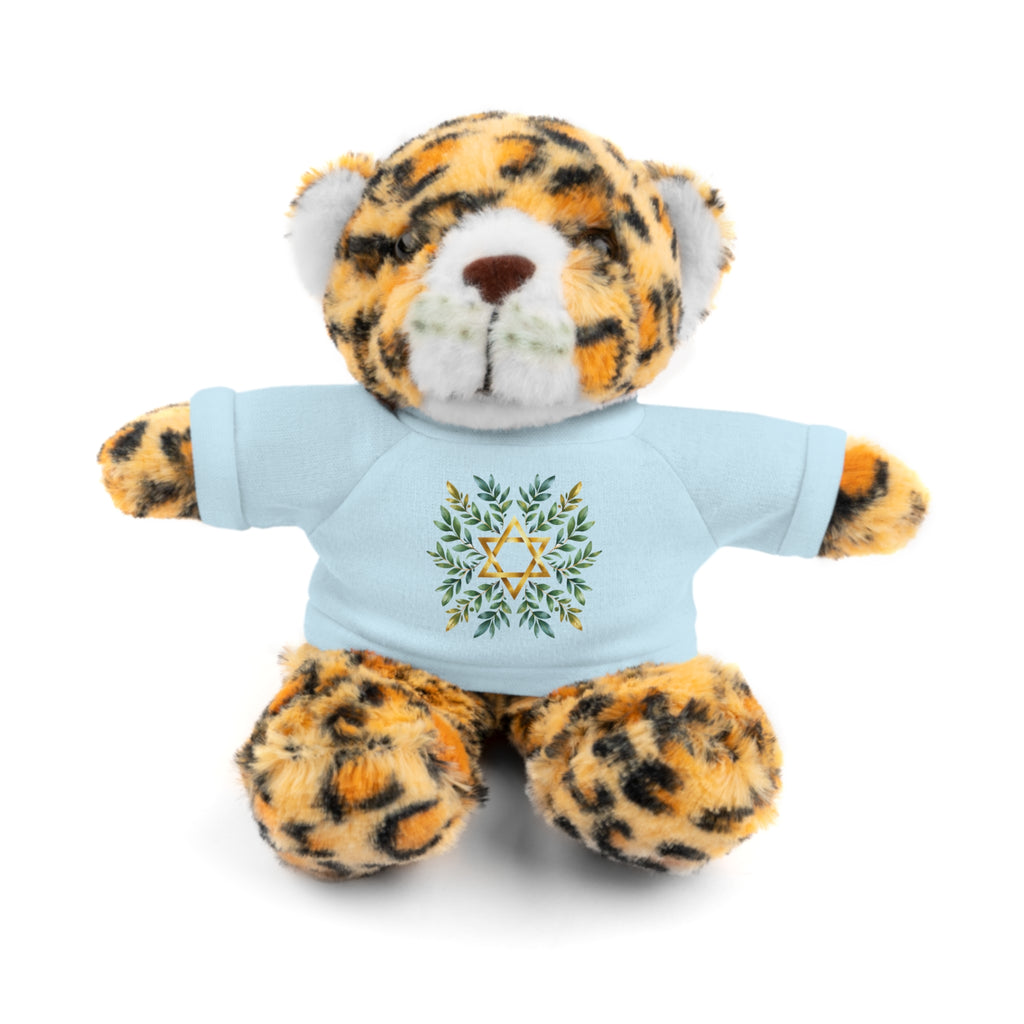 Star Of David Wreath Stuffed Animals with Tee - American Zionist