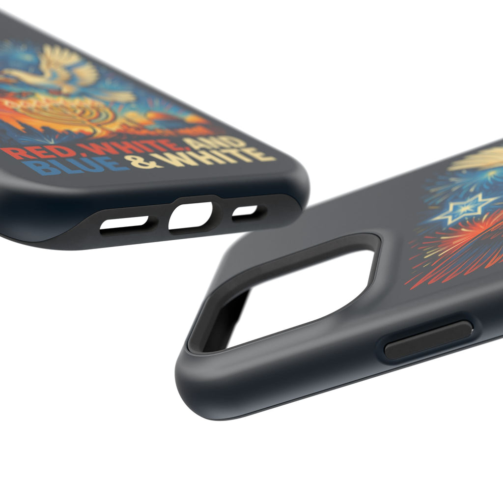 Red White And Blue Magnetic Tough Cases - American Zionist