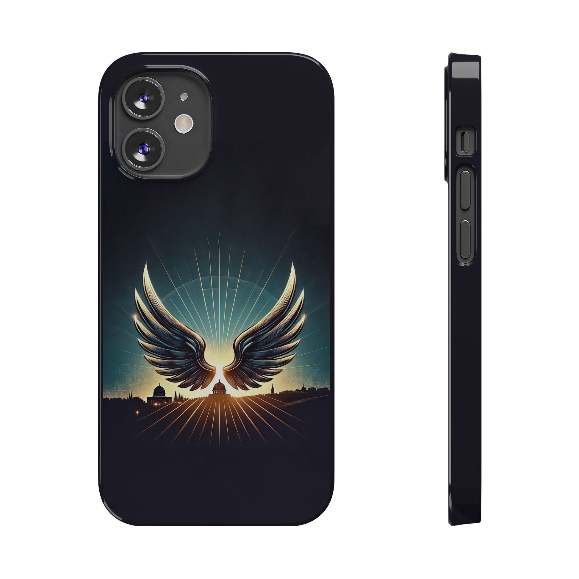 Sunset Wings Slim Phone Cases - American Zionist