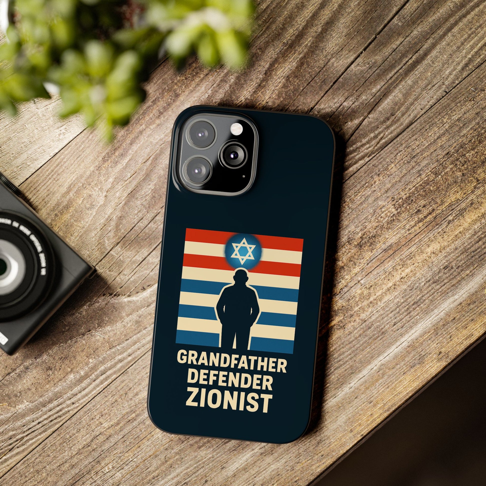 Grandfather Zionist Slim Phone Cases - American Zionist