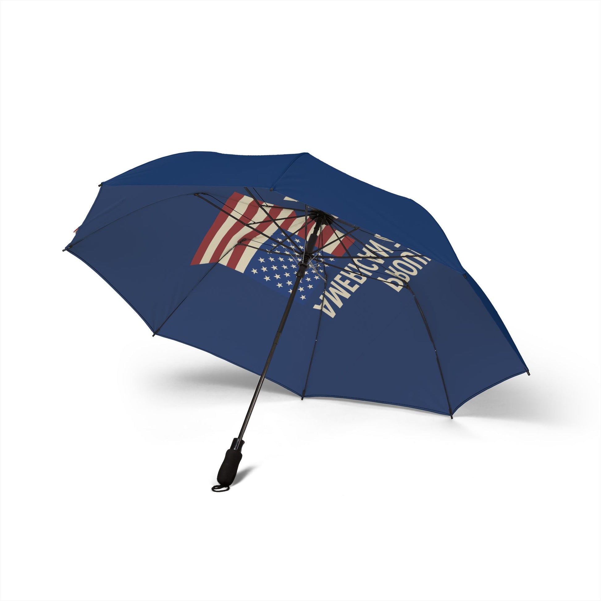 Blue Proud American Zionist Semi - Automatic Foldable Umbrella - American Zionist