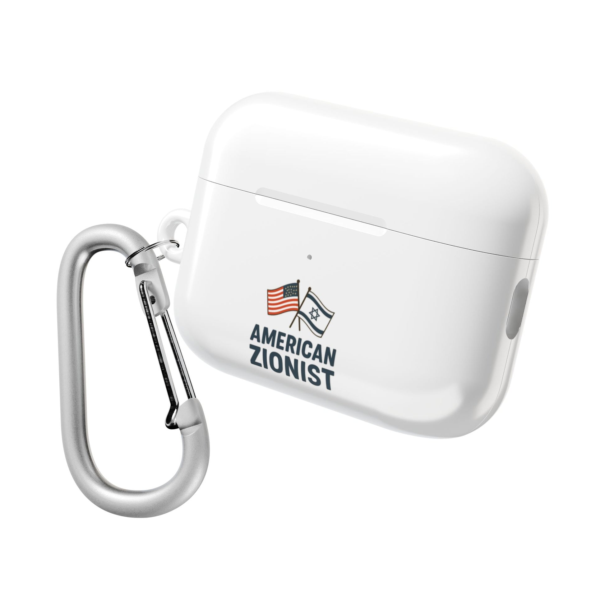 American Zionist: Two Flags AirPod Case - American Zionist