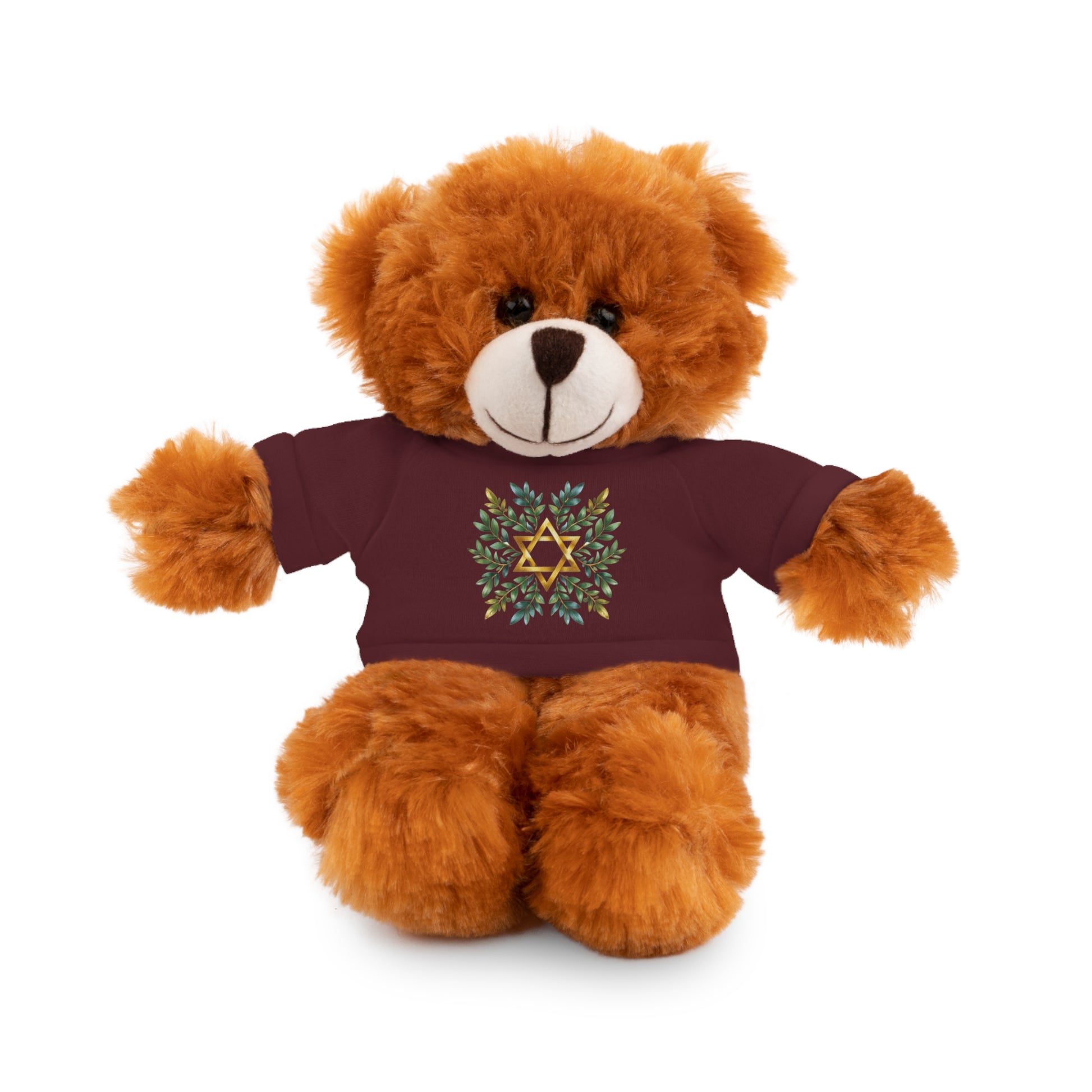 Star Of David Wreath Stuffed Animals with Tee - American Zionist