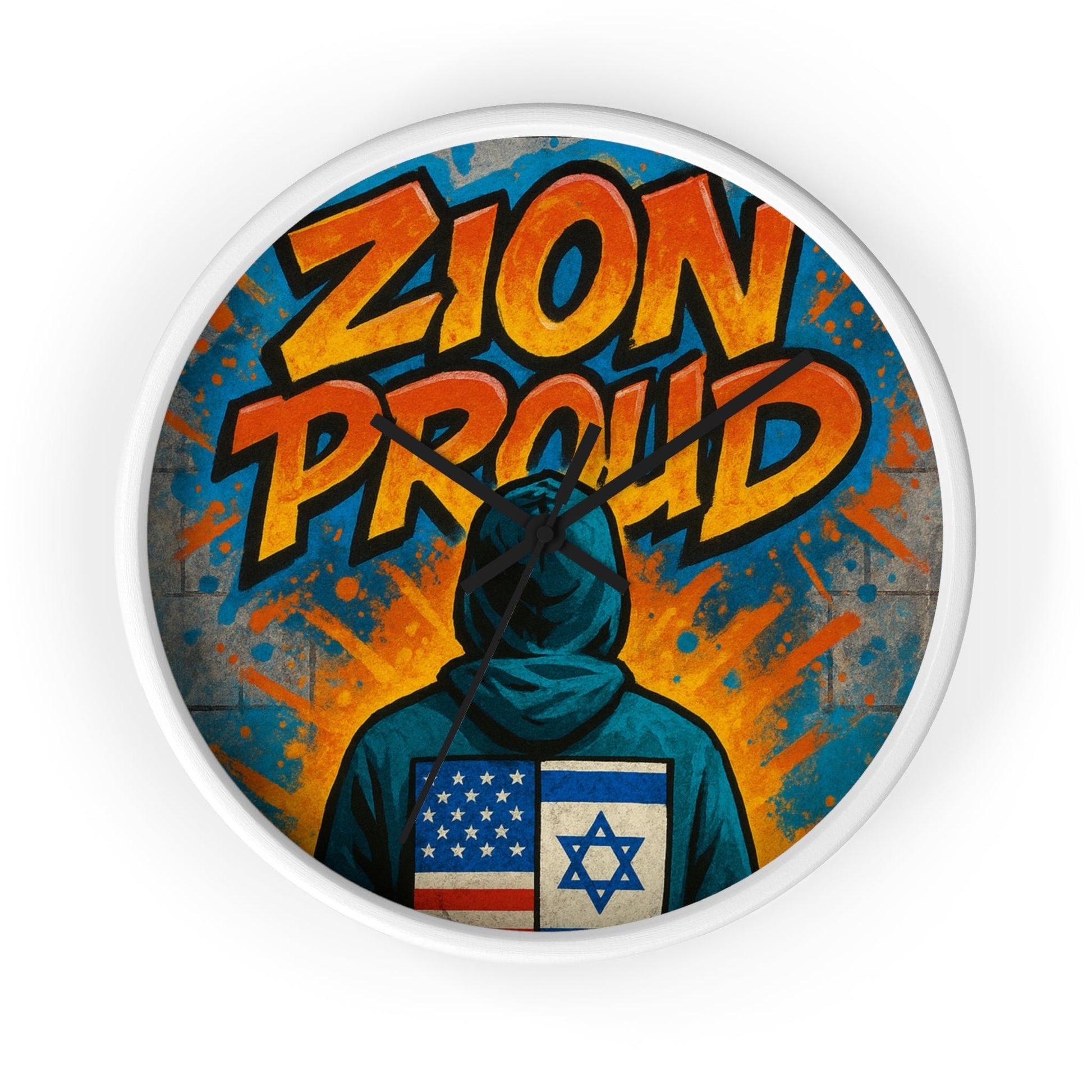 Zion Proud Wall Clock - American Zionist