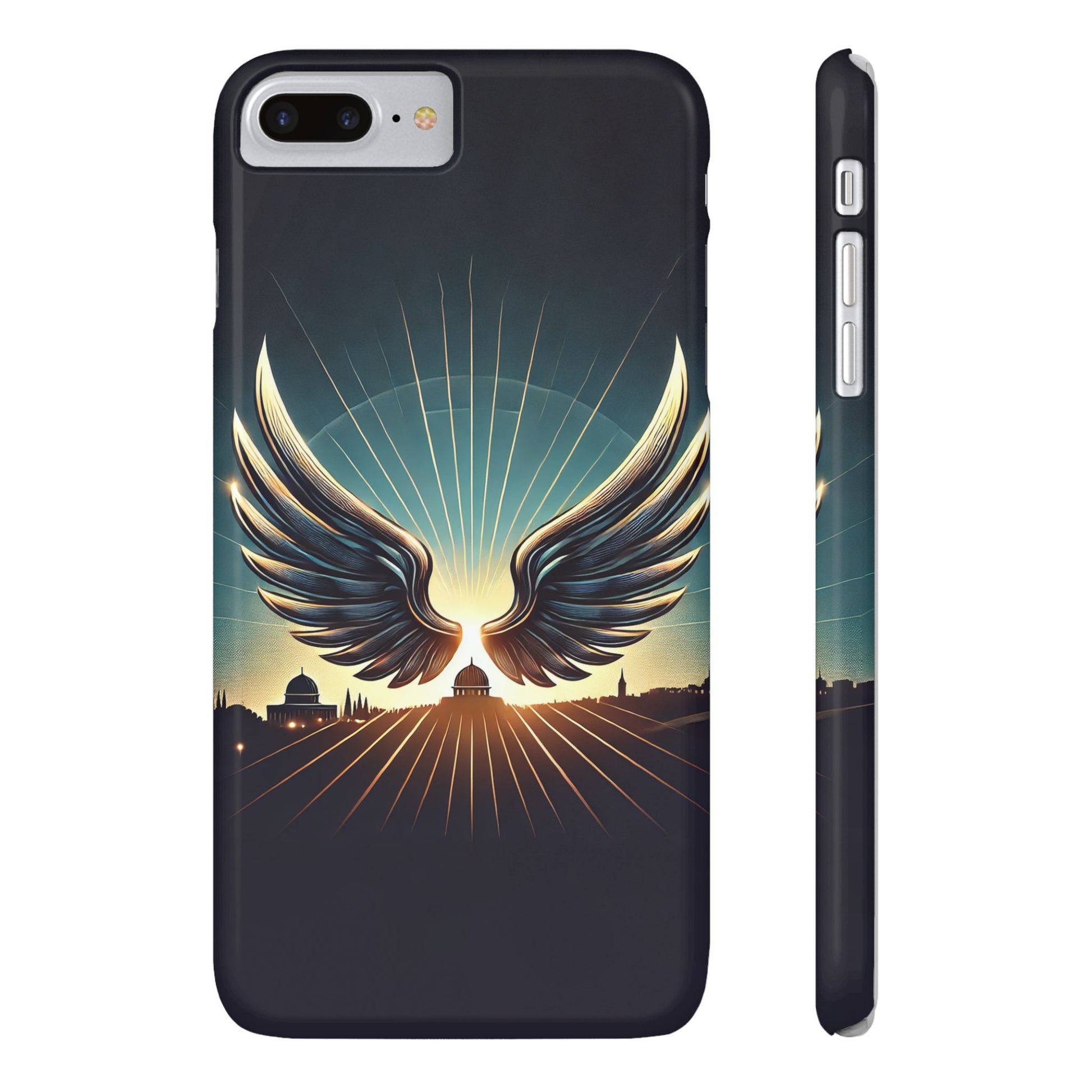 Sunset Wings Slim Phone Cases - American Zionist