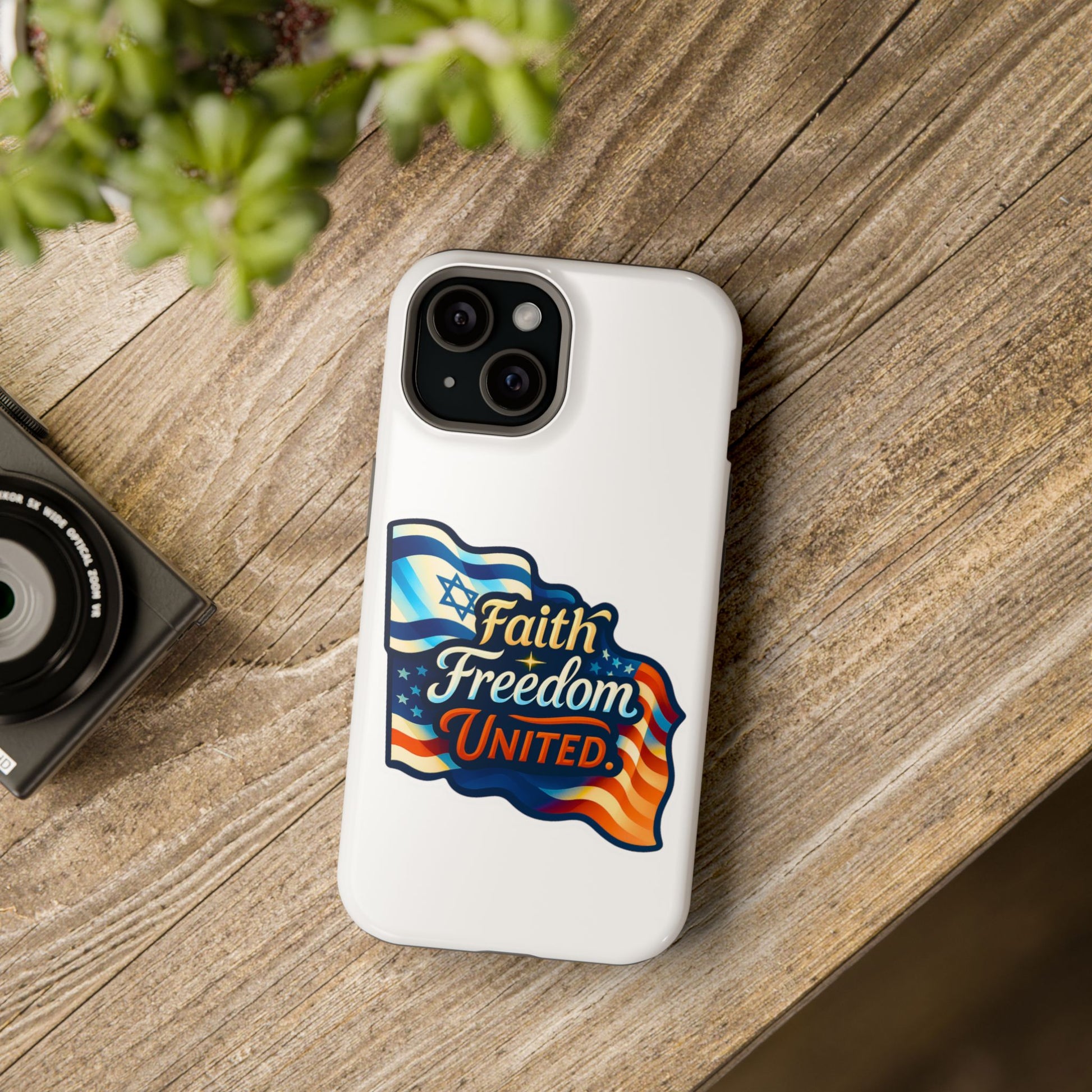Faith Freedom United Magnetic Tough Cases - American Zionist