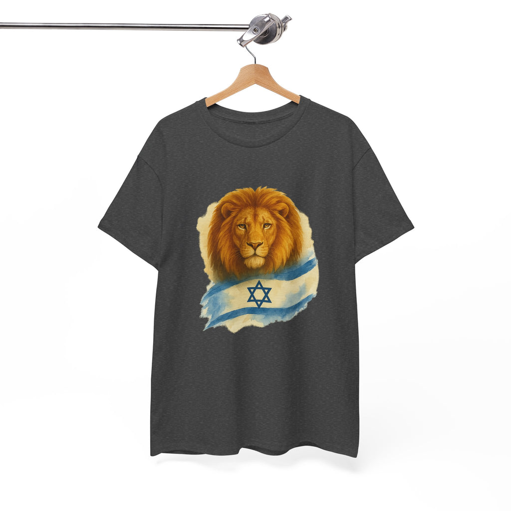 Lion Of Israel Unisex Heavy Cotton Tee - American Zionist