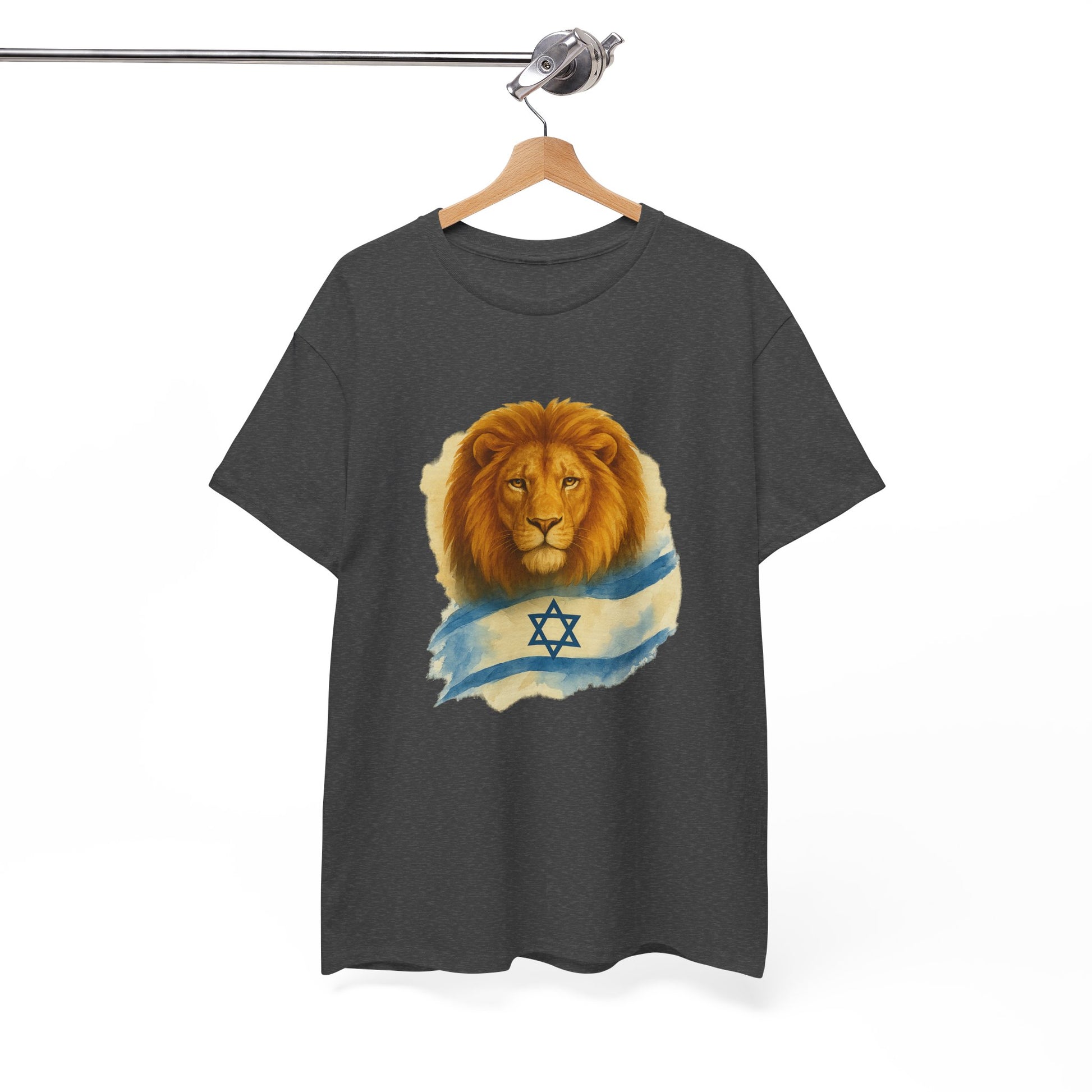 Lion Of Israel Unisex Heavy Cotton Tee - American Zionist