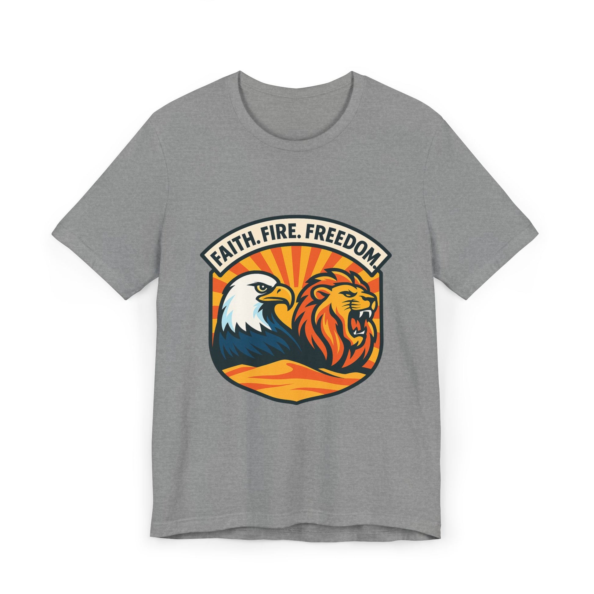Lions Eagles Rise Unisex Jersey T-Shirt - American Zionist