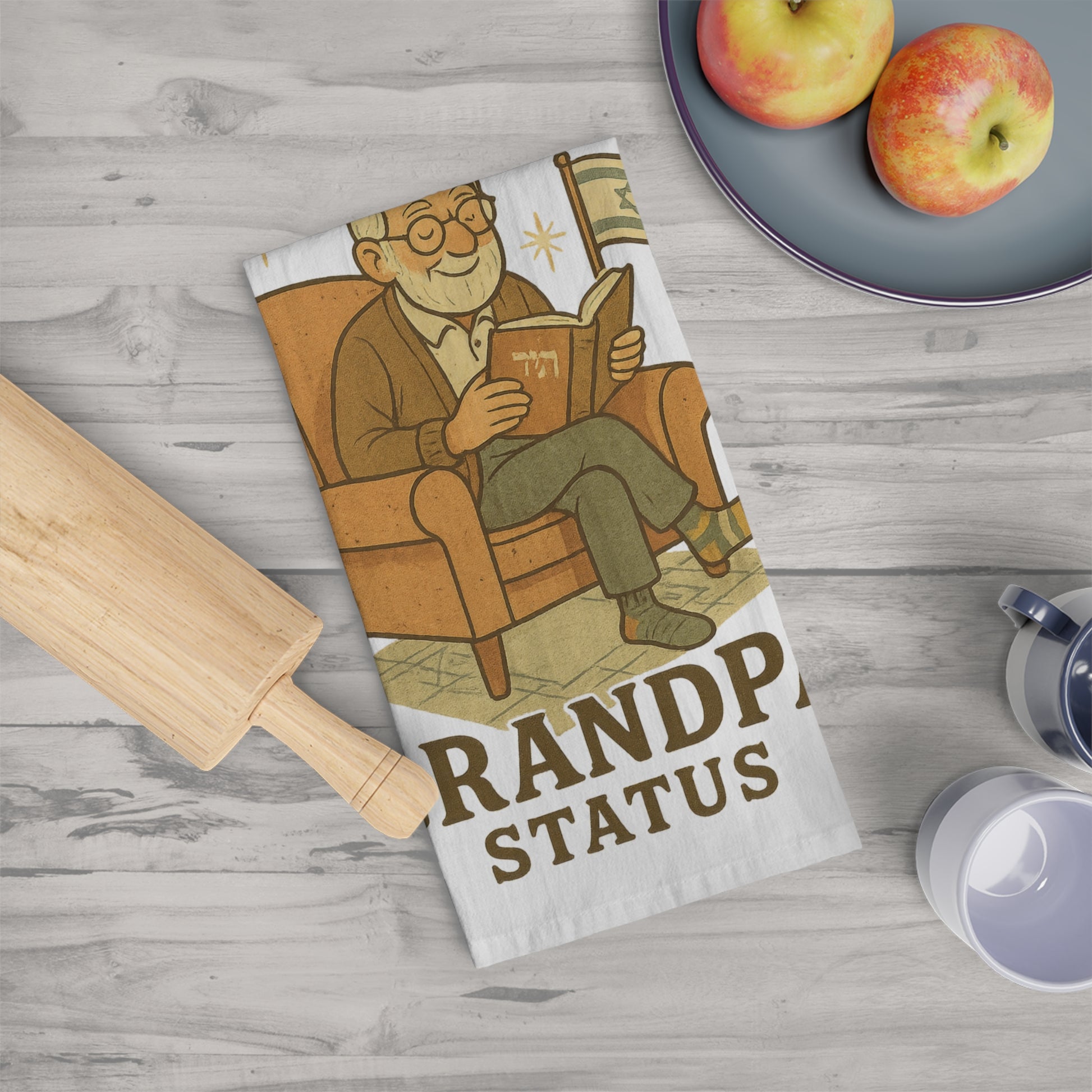 Legendary Grandpa Tea Towel - American Zionist