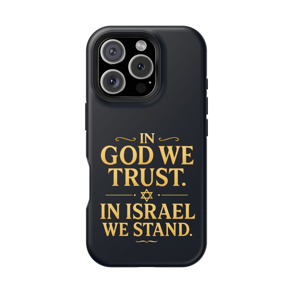 In God With Israel Magnetic Tough Cases - American Zionist