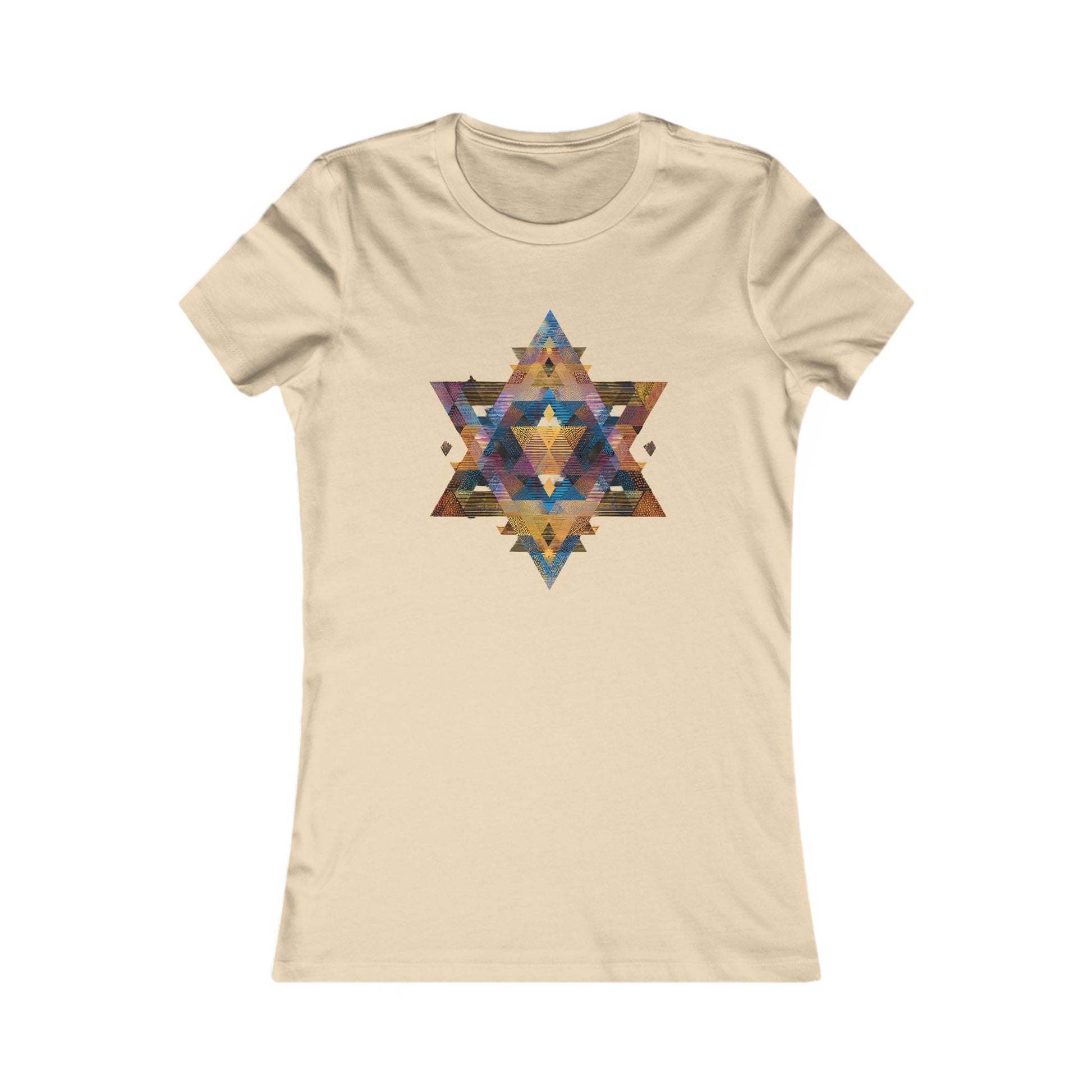Star of David Geometric Women's Favorite Tee - American Zionist
