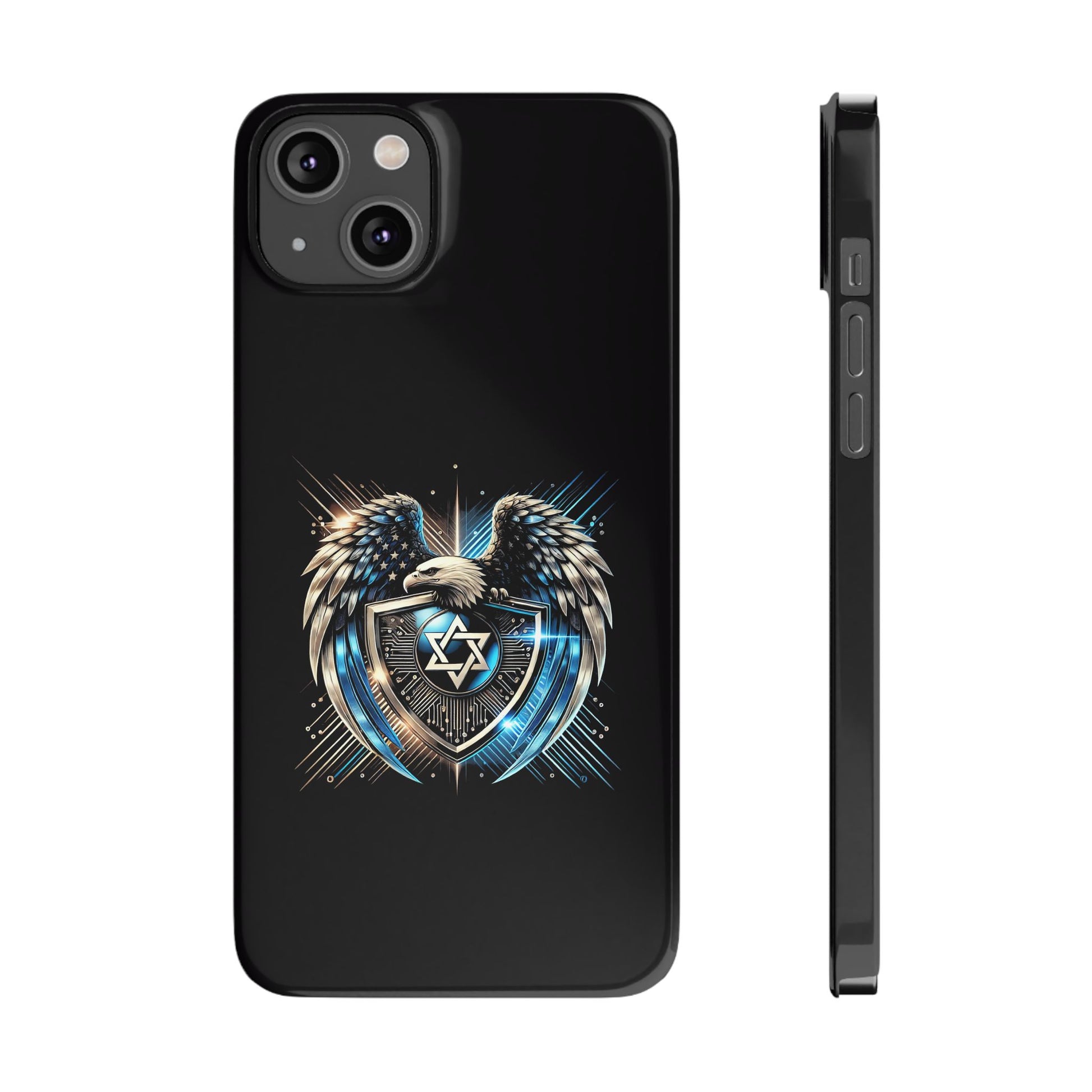 Wings of Zion Slim Phone Cases - American Zionist