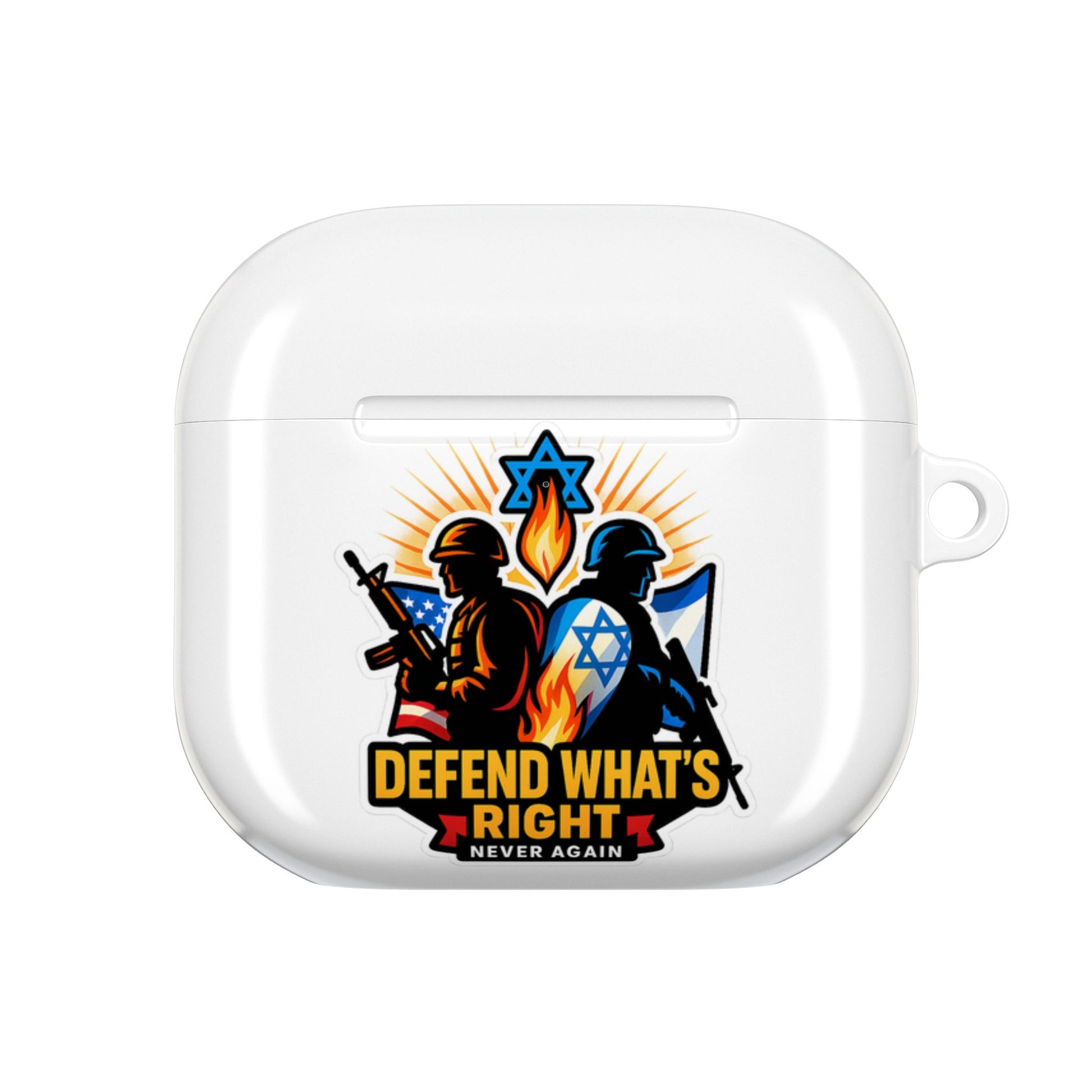 Defend What's Right AirPod Cases - American Zionist