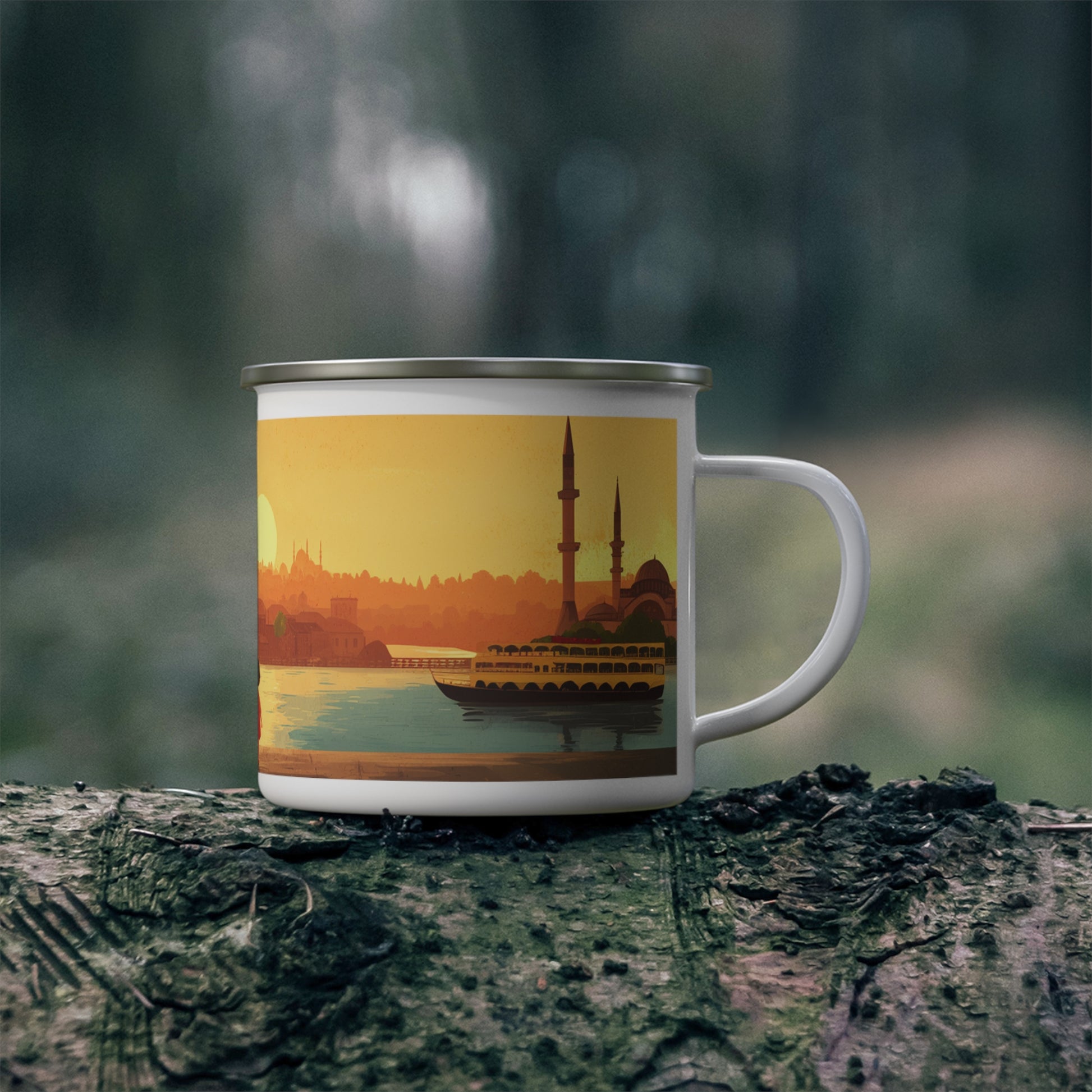 Kids by the Bay Enamel Camping Mug - American Zionist