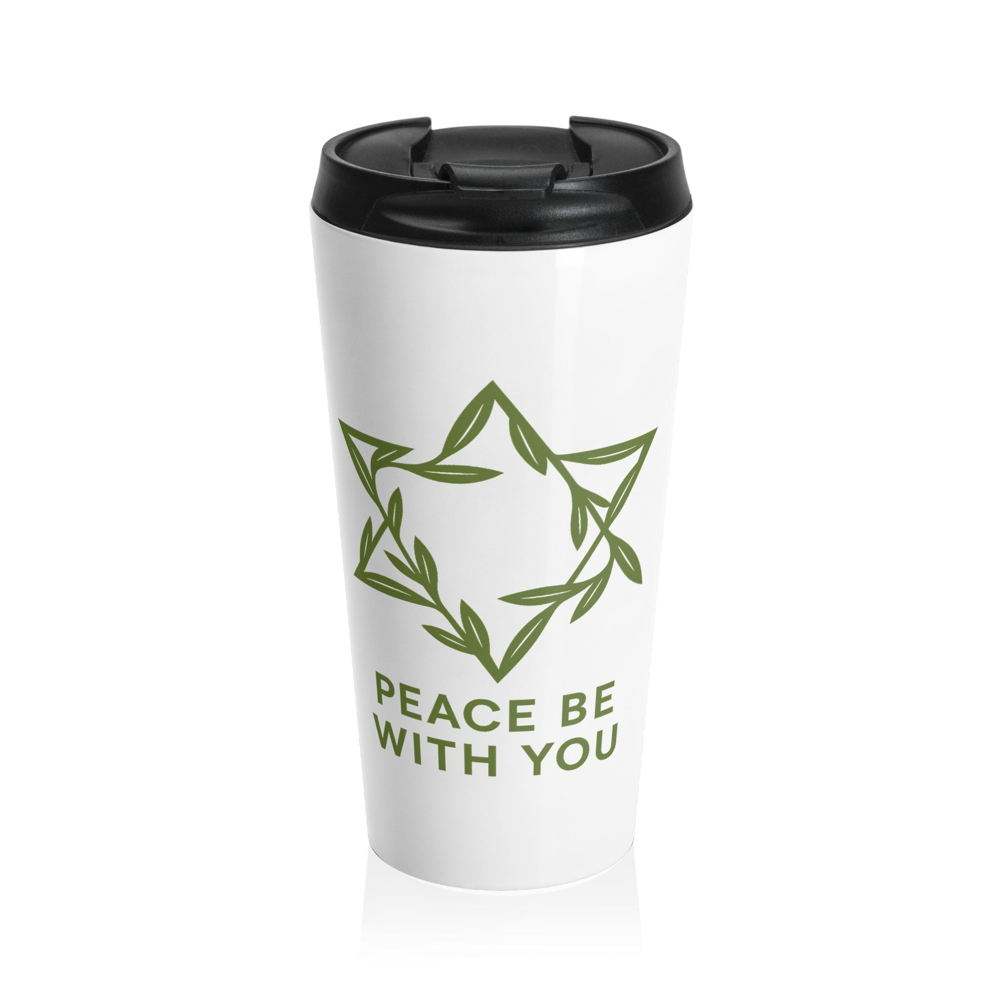 Peacewoven Star Stainless Steel Travel Mug - American Zionist