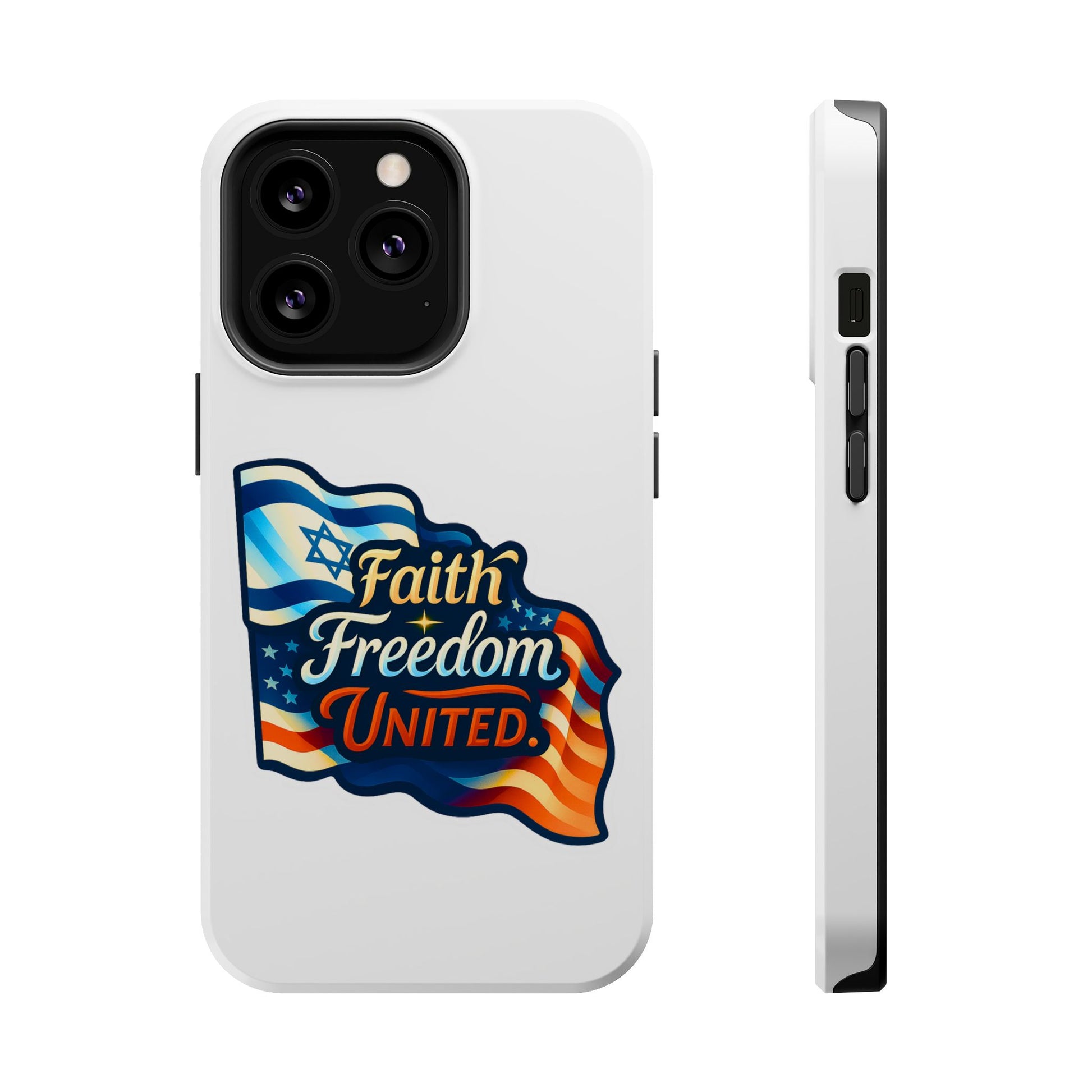 Faith Freedom United Magnetic Tough Cases - American Zionist