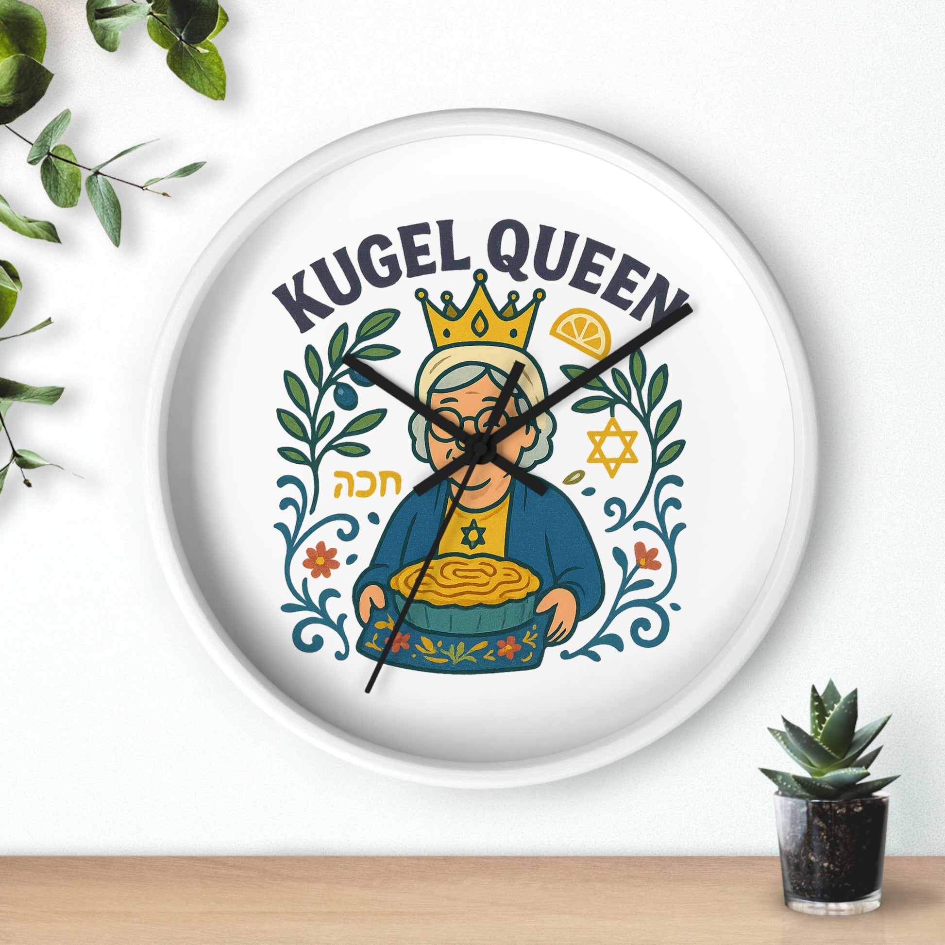 Kugel Queen Wall Clock - American Zionist