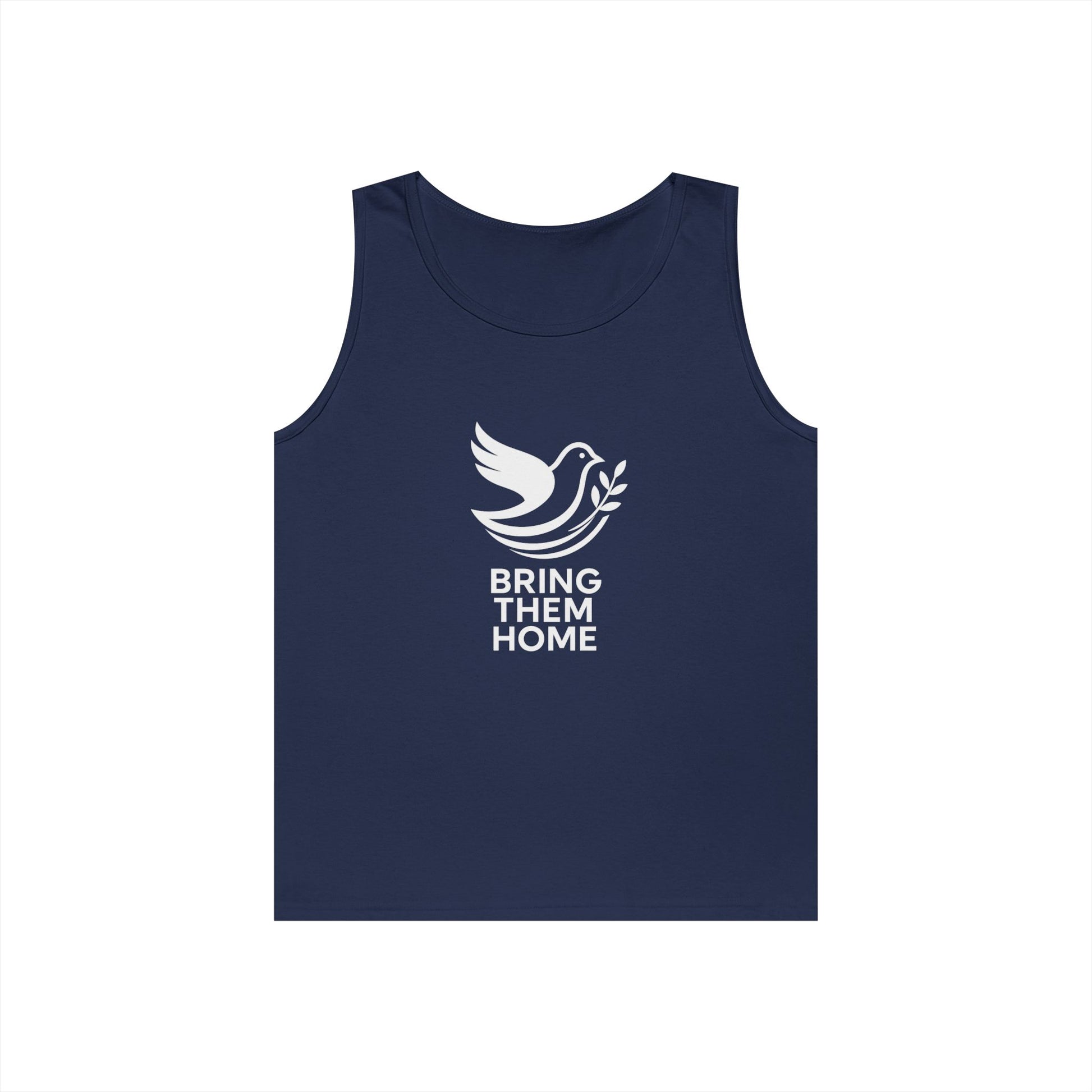 Dove Bring Them Home Unisex Heavy Cotton Tank Top - American Zionist