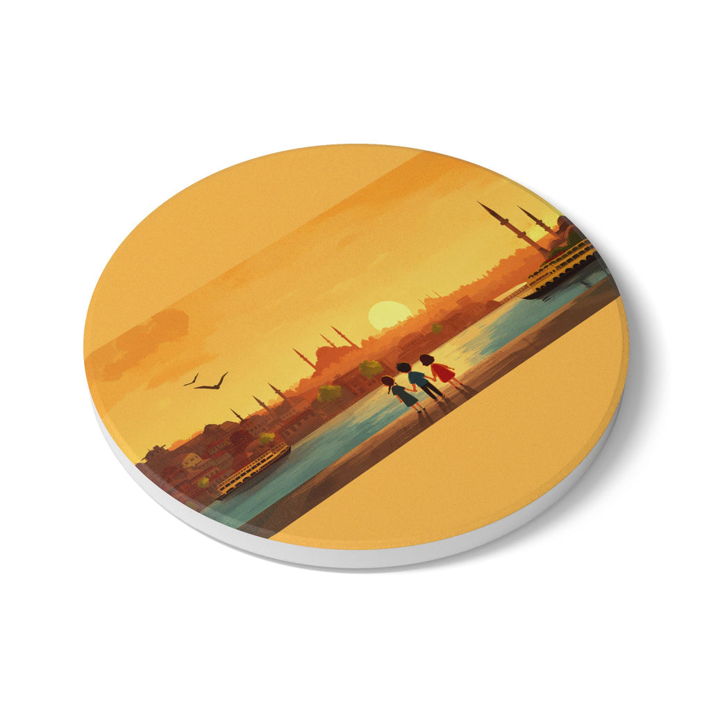 Kids by the Bay Ceramic Coaster - American Zionist