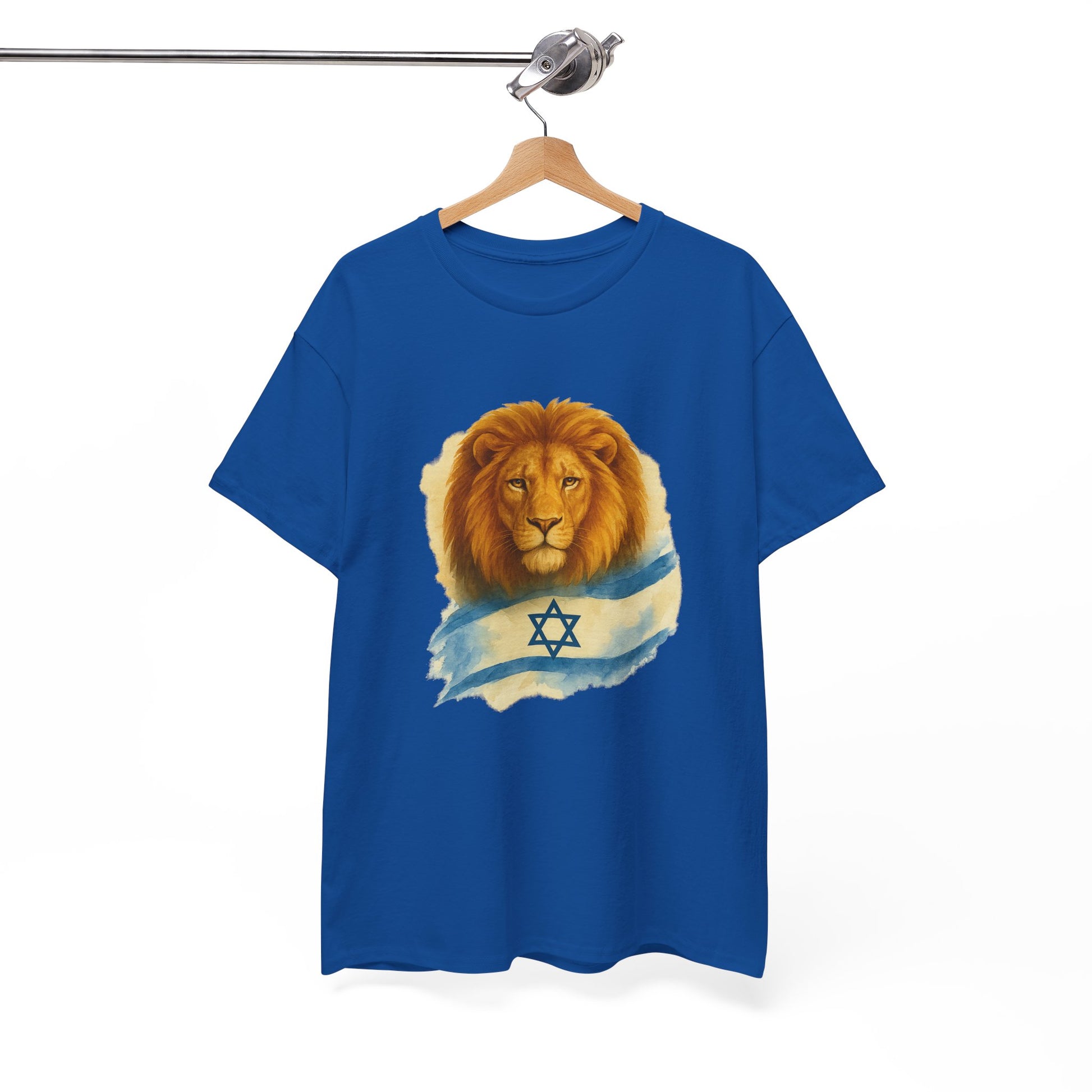 Lion Of Israel Unisex Heavy Cotton Tee - American Zionist