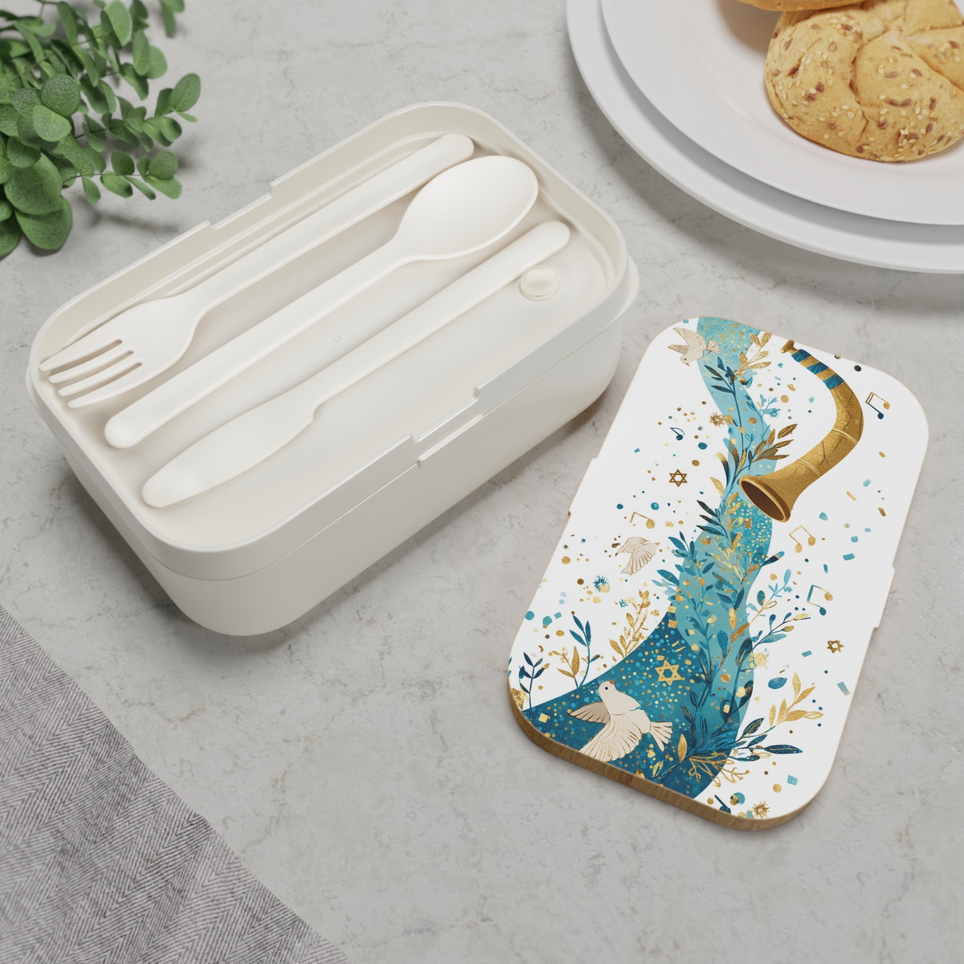 Shofar Of Peace Bento Lunch Box - American Zionist