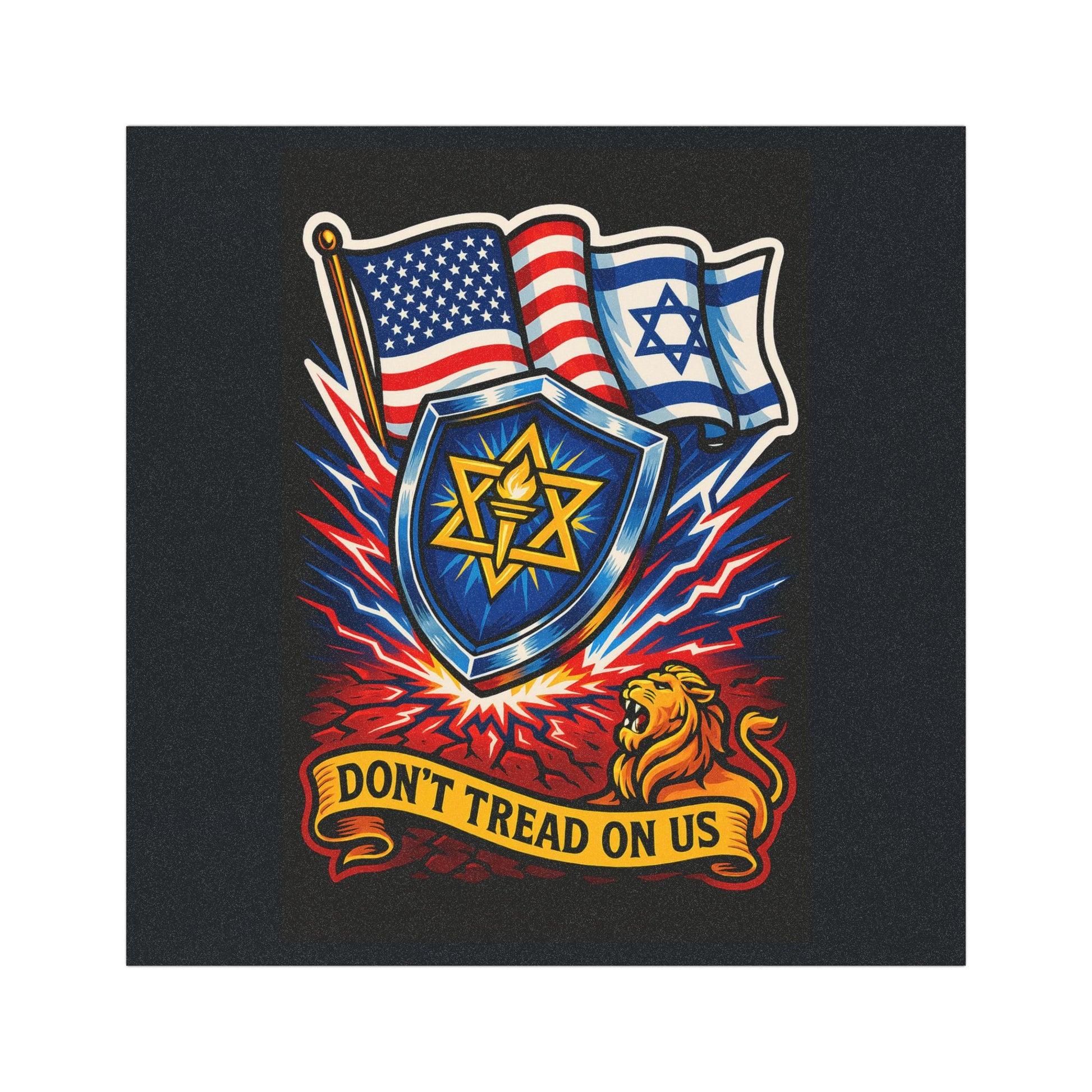 Don't Tread on Us Car Magnets - American Zionist