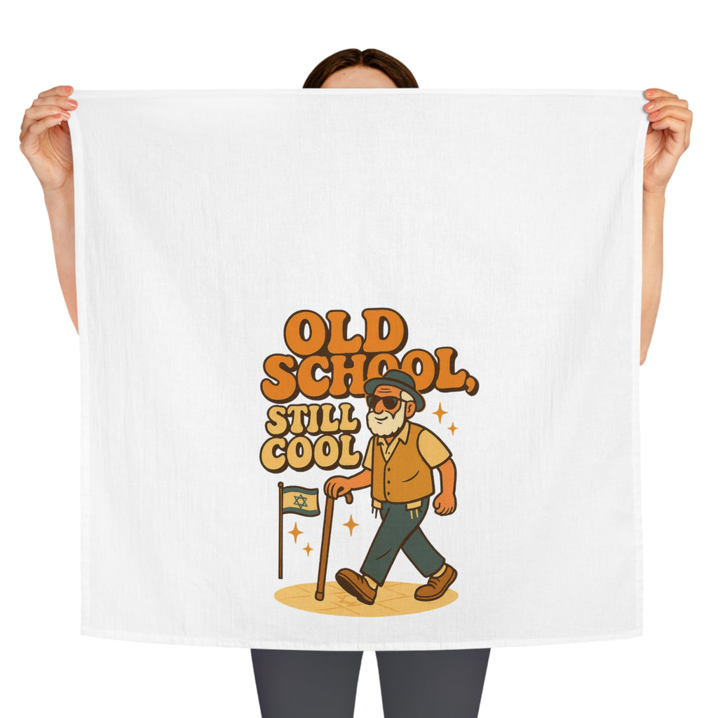 Old School Grandpa Tea Towel - American Zionist