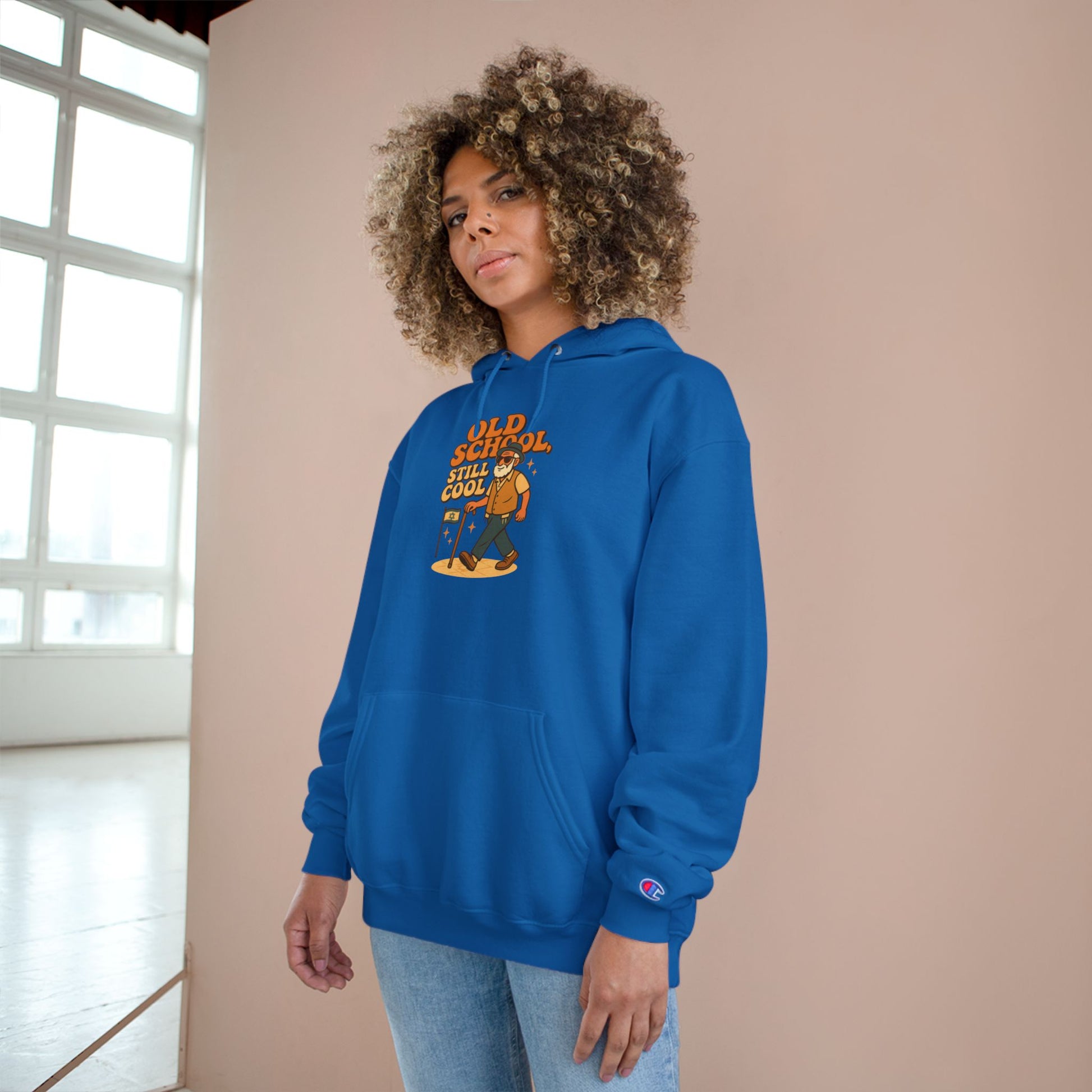 Old School Grandpa Champion Hoodie - American Zionist