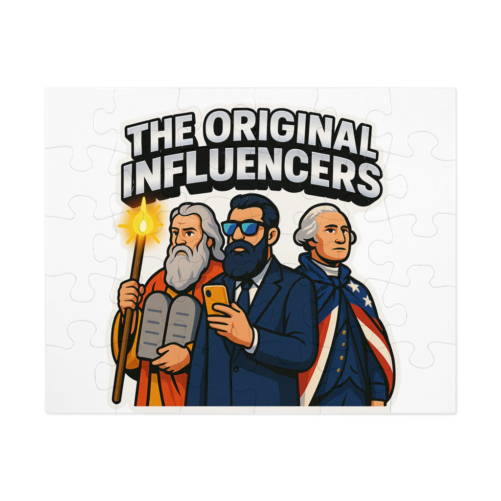 Original Influencers Jigsaw Puzzle with Tin - American Zionist