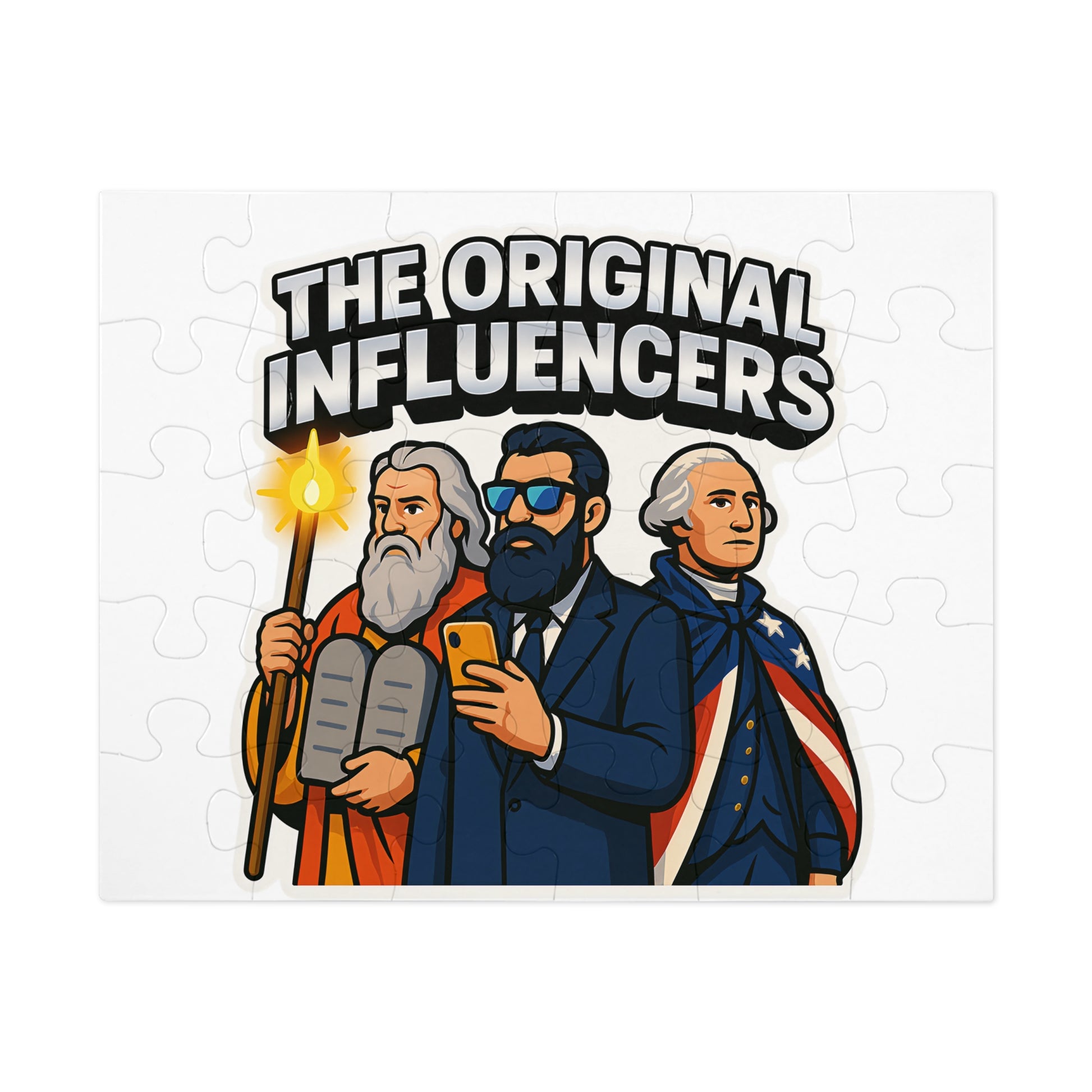 Original Influencers Jigsaw Puzzle with Tin - American Zionist