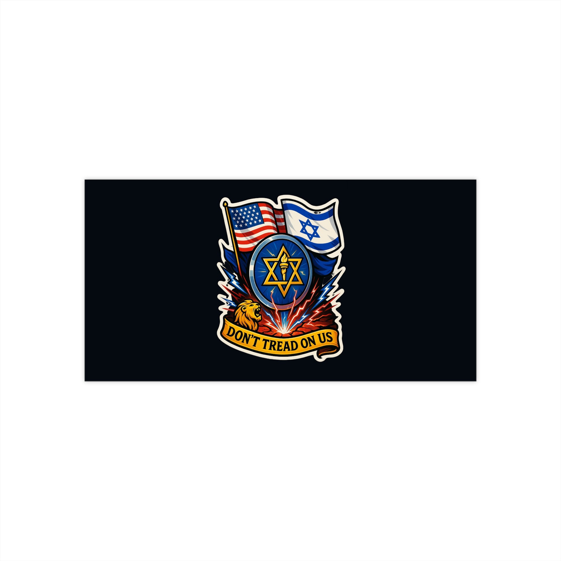 Don't Tread On Us - Bumper Stickers - American Zionist